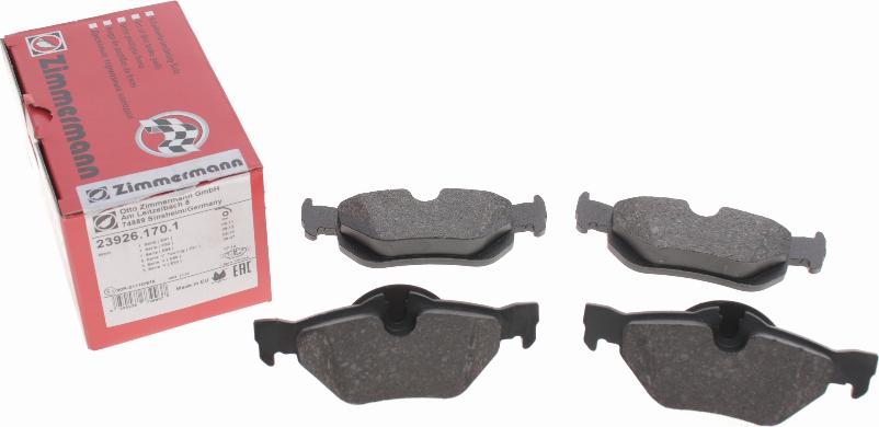 Zimmermann 23926.170.1 - Brake Pad Set, disc brake parts5.com