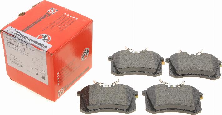 Zimmermann 23554.150.1 - Brake Pad Set, disc brake parts5.com