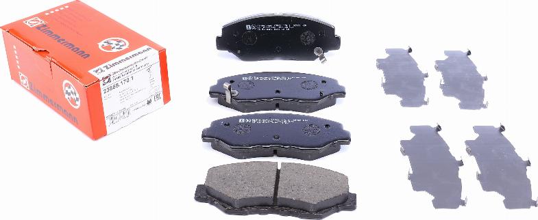 Zimmermann 23868.170.1 - Brake Pad Set, disc brake parts5.com