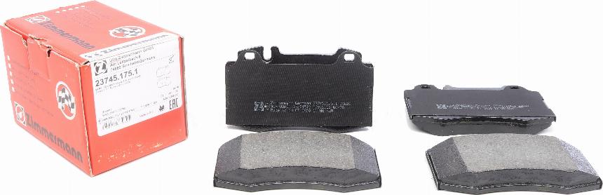 Zimmermann 23745.175.1 - Brake Pad Set, disc brake parts5.com