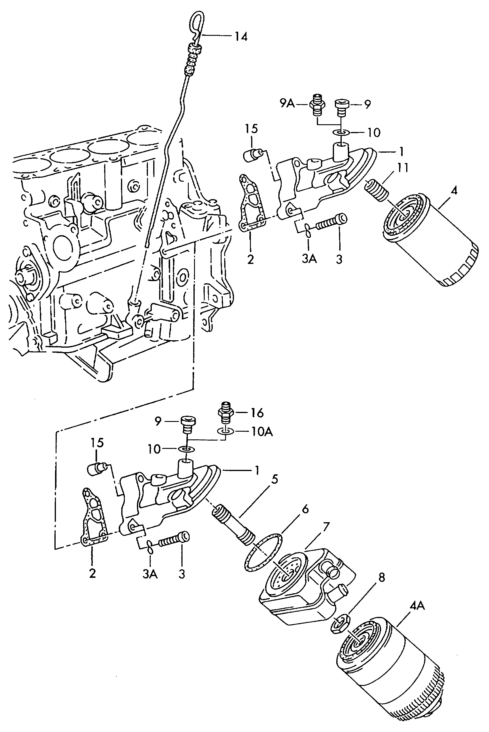 Seat 053115611C - Sipka za merjenje olja parts5.com