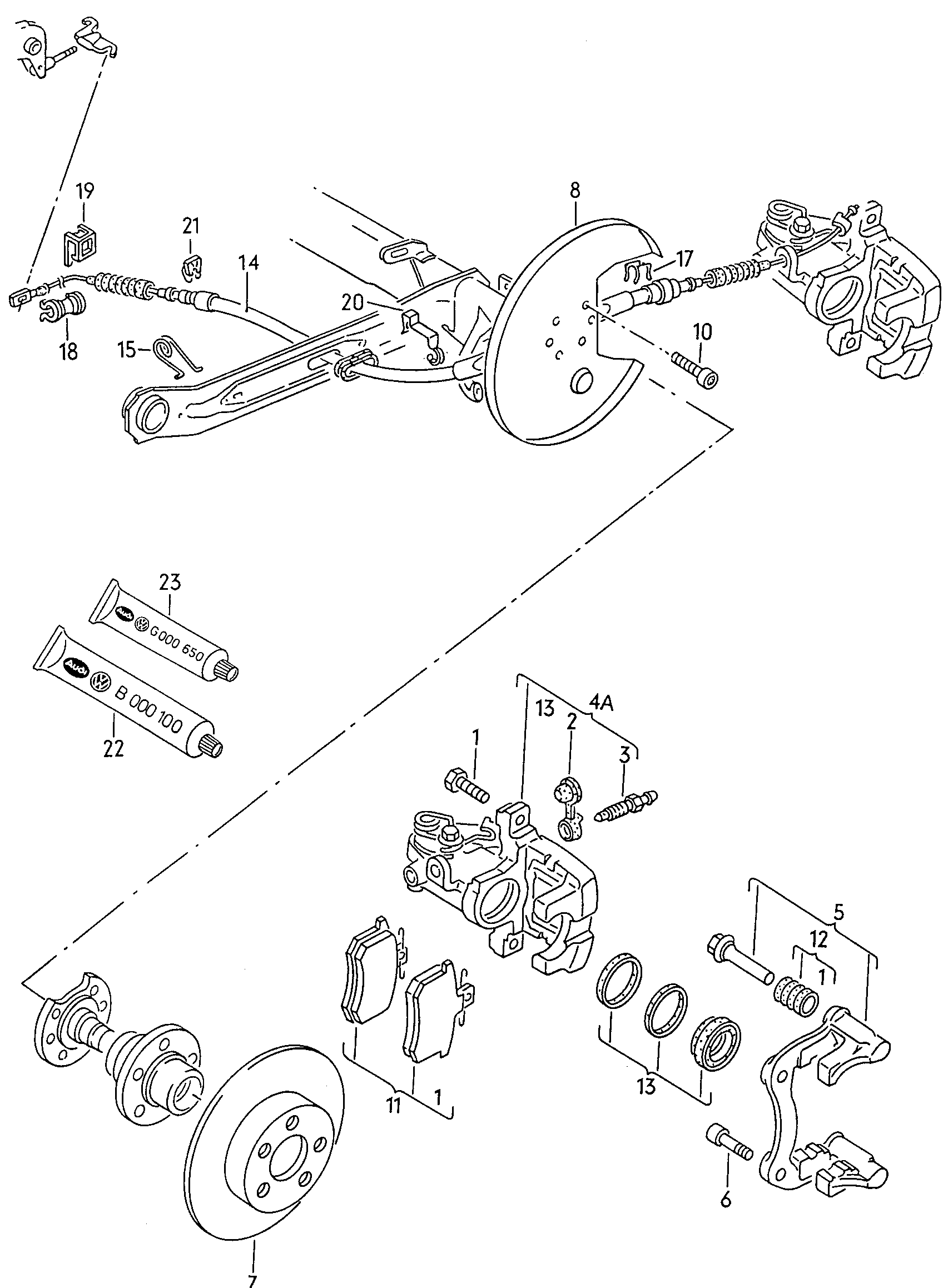 VAG 4A0 615 601 A - Tarcza hamulcowa parts5.com