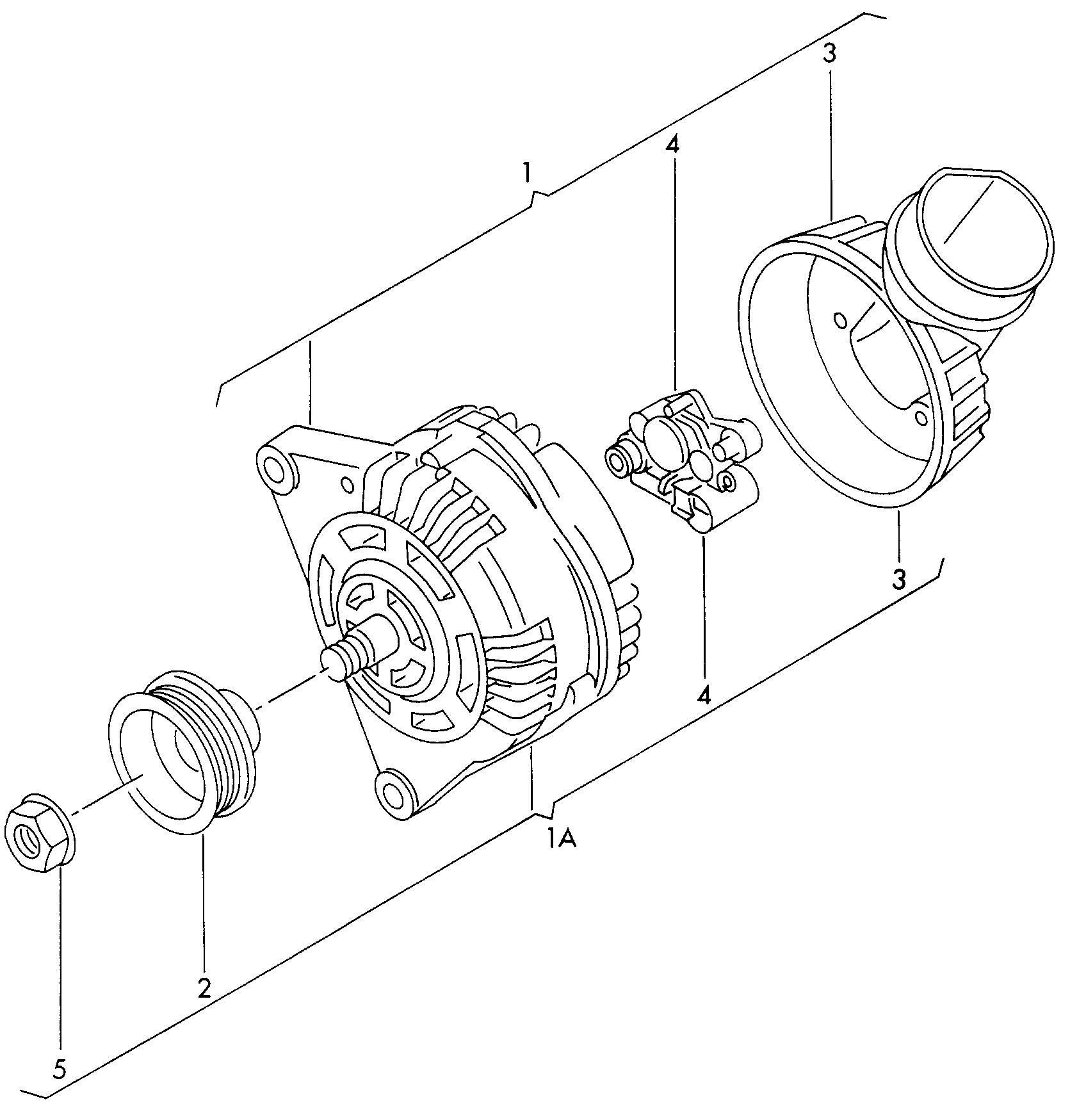 VW 030903181 - Rihmaratas,generaator parts5.com