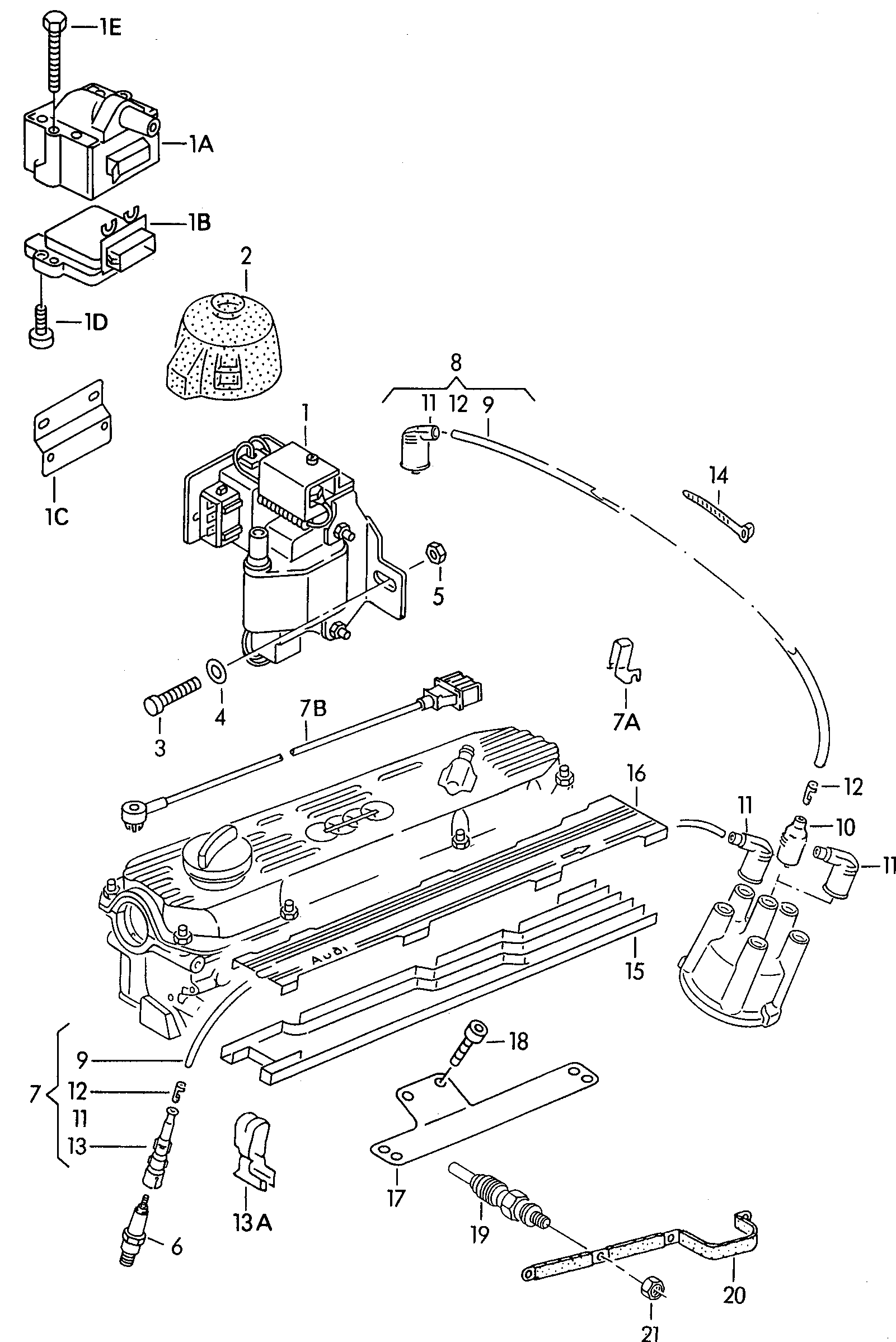 VAG 101 000 033 AB - Запалителна свещ parts5.com