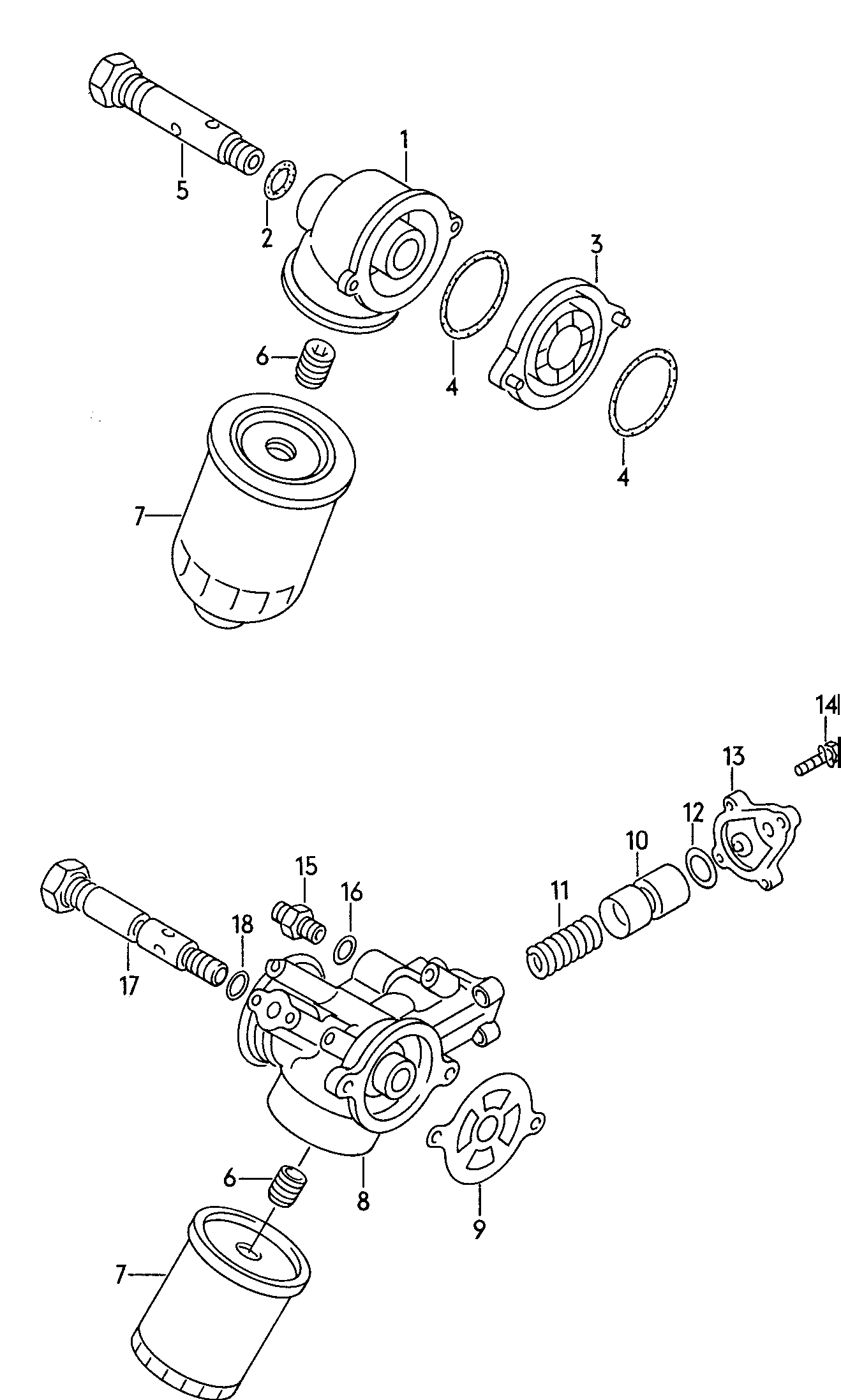 Seat 06A 115 561 B - Φίλτρο λαδιού parts5.com