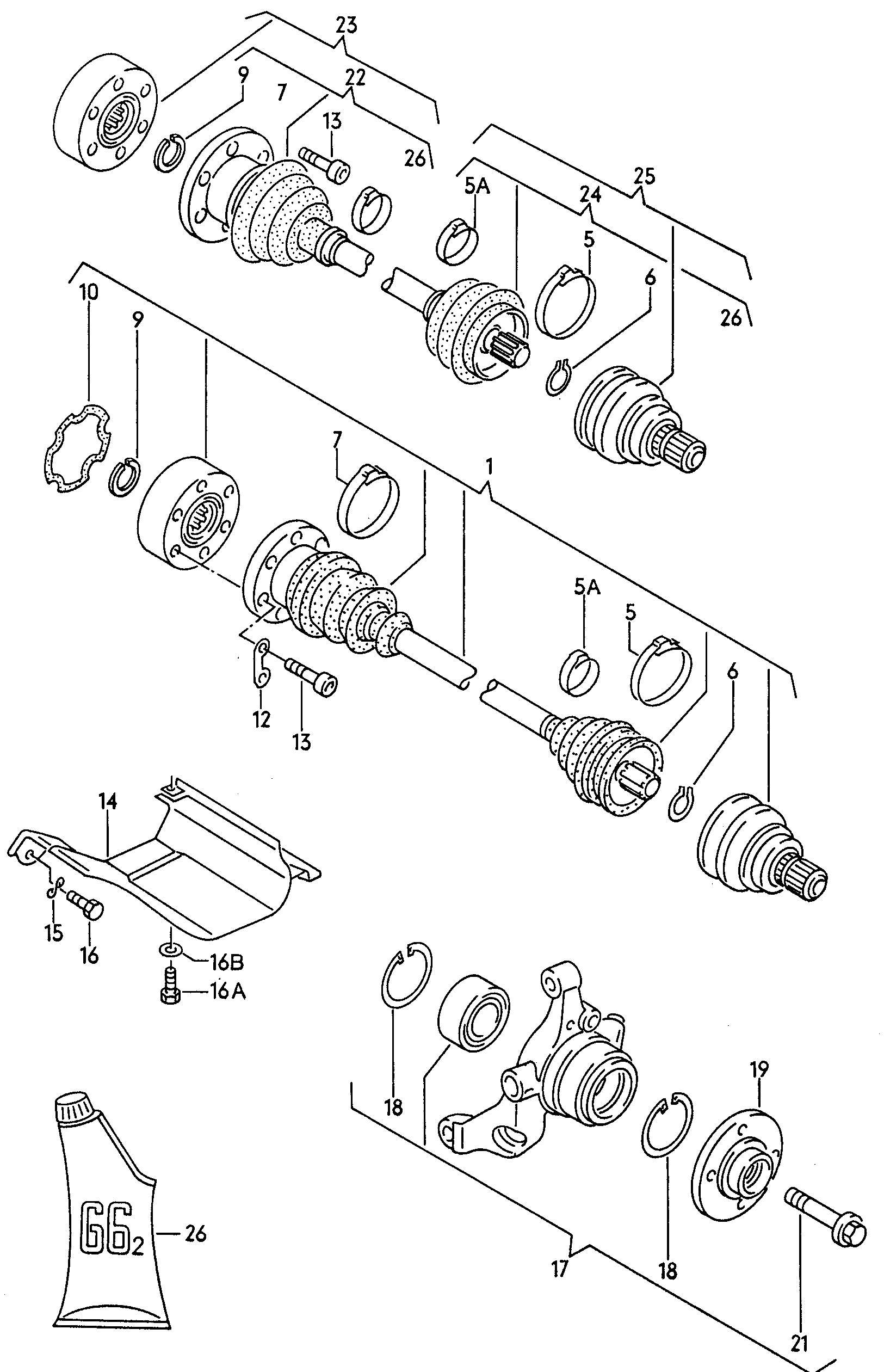 VW N  10089101 - Kit de roulements de roue parts5.com