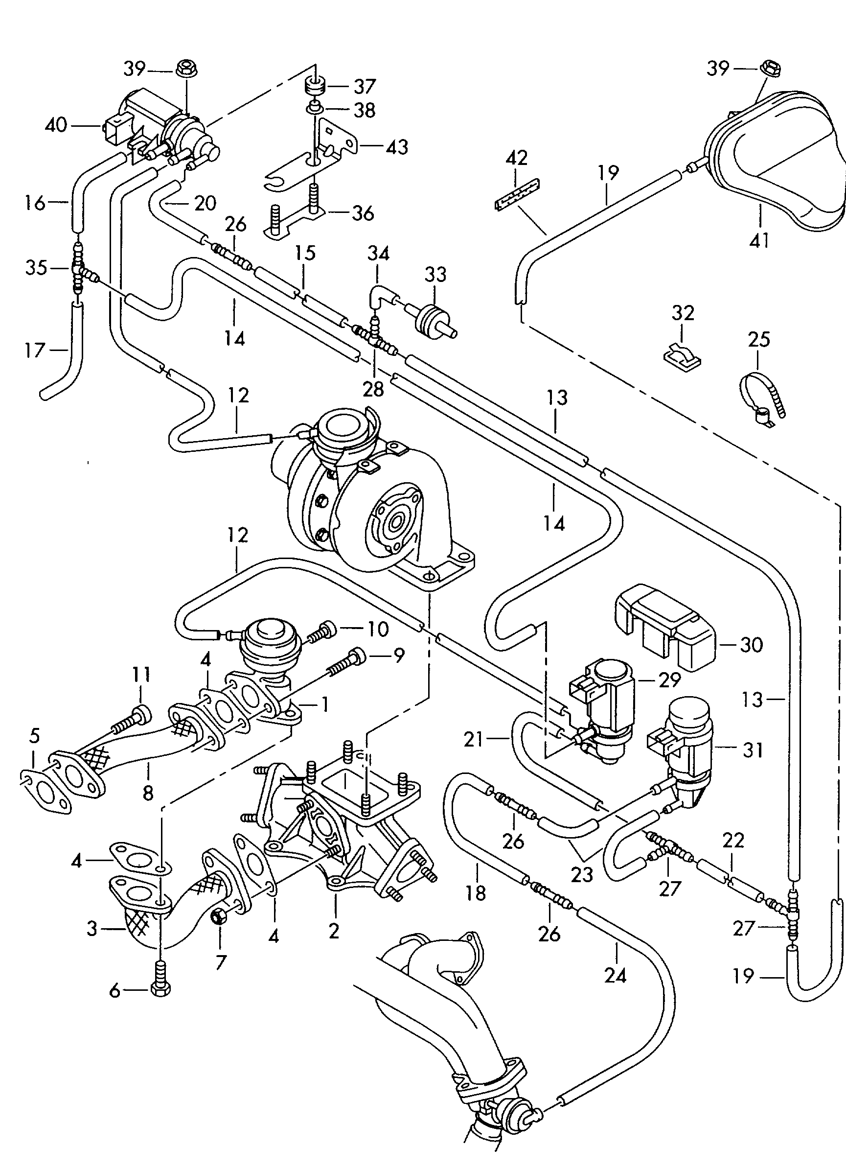 Skoda 1J0 906 627 B - Convertizor presiune, galerie admisie parts5.com