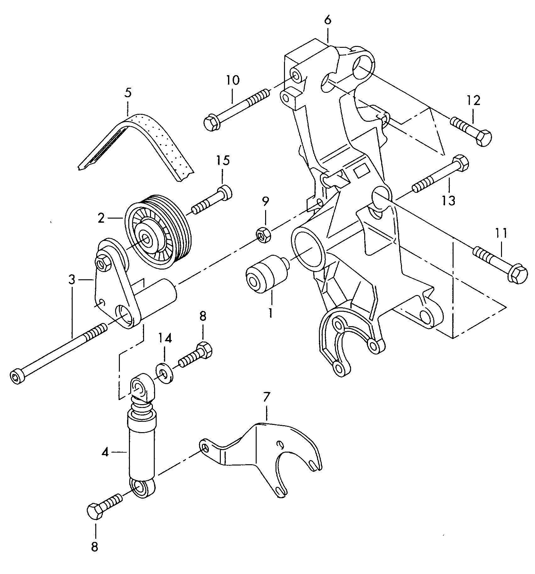 Seat 038903137T - Пистов ремък parts5.com