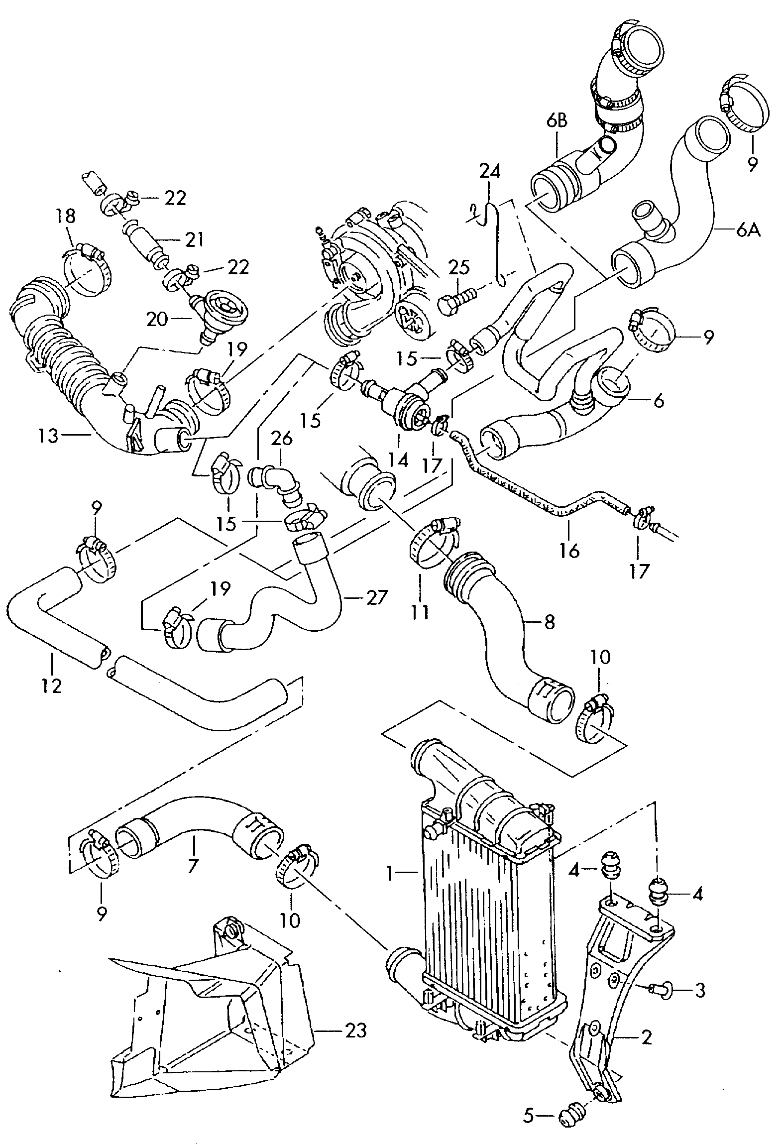 VAG 8D0 145 834 F - Hadička plnicího vzduchu parts5.com