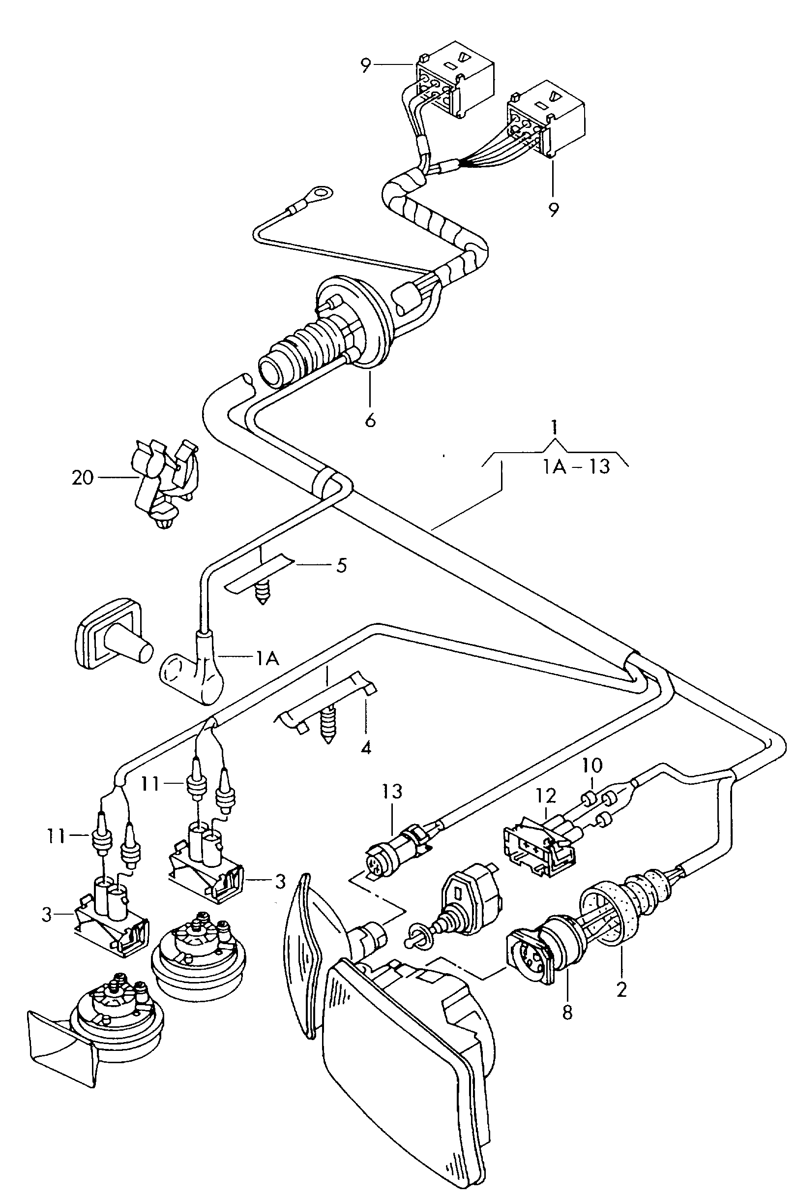 VAG N 017 753 4 - Bulb, reverse light parts5.com