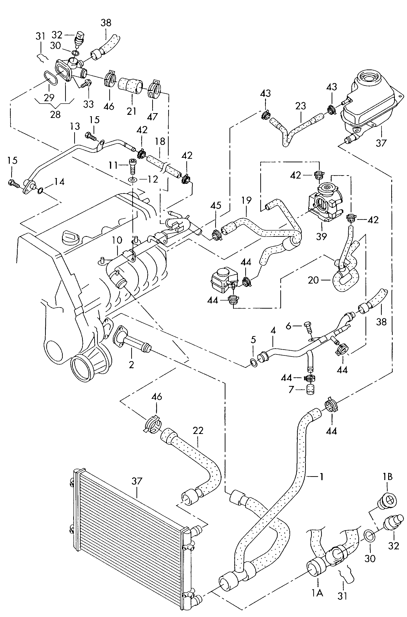 VAG 06B121687A - Φλάντζα, αντλία λαδιού parts5.com