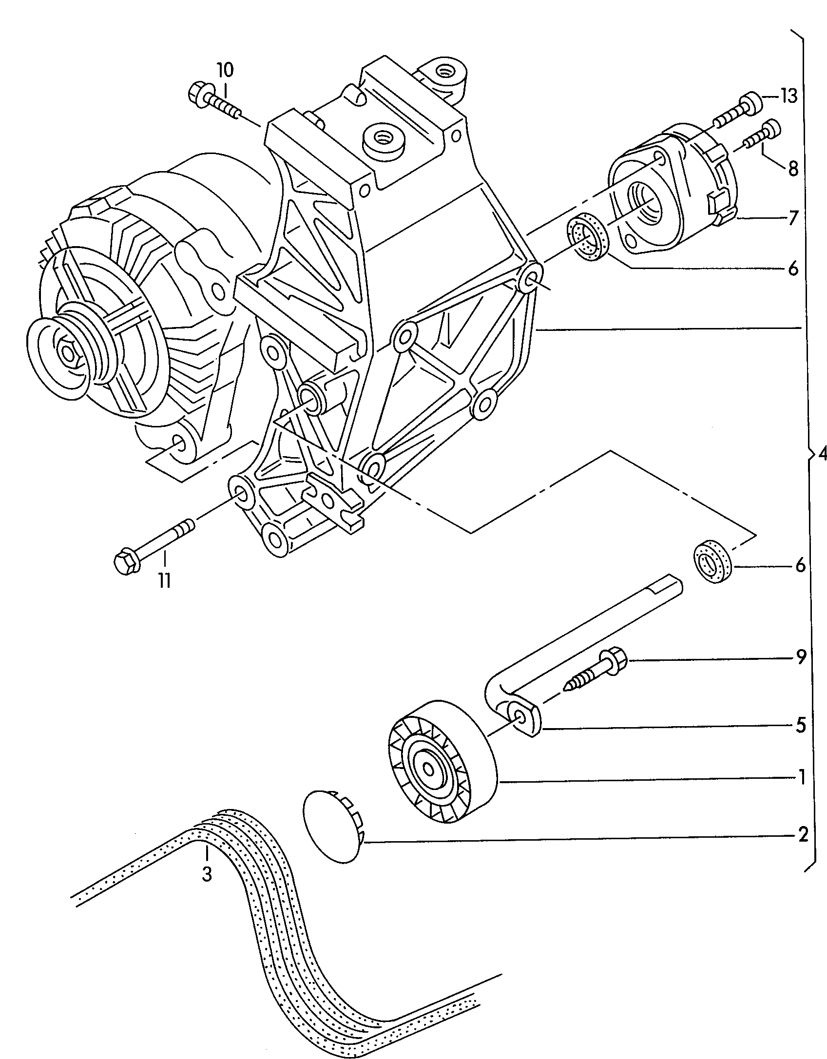 VW N 019 531 3 - Set curea de distributie parts5.com