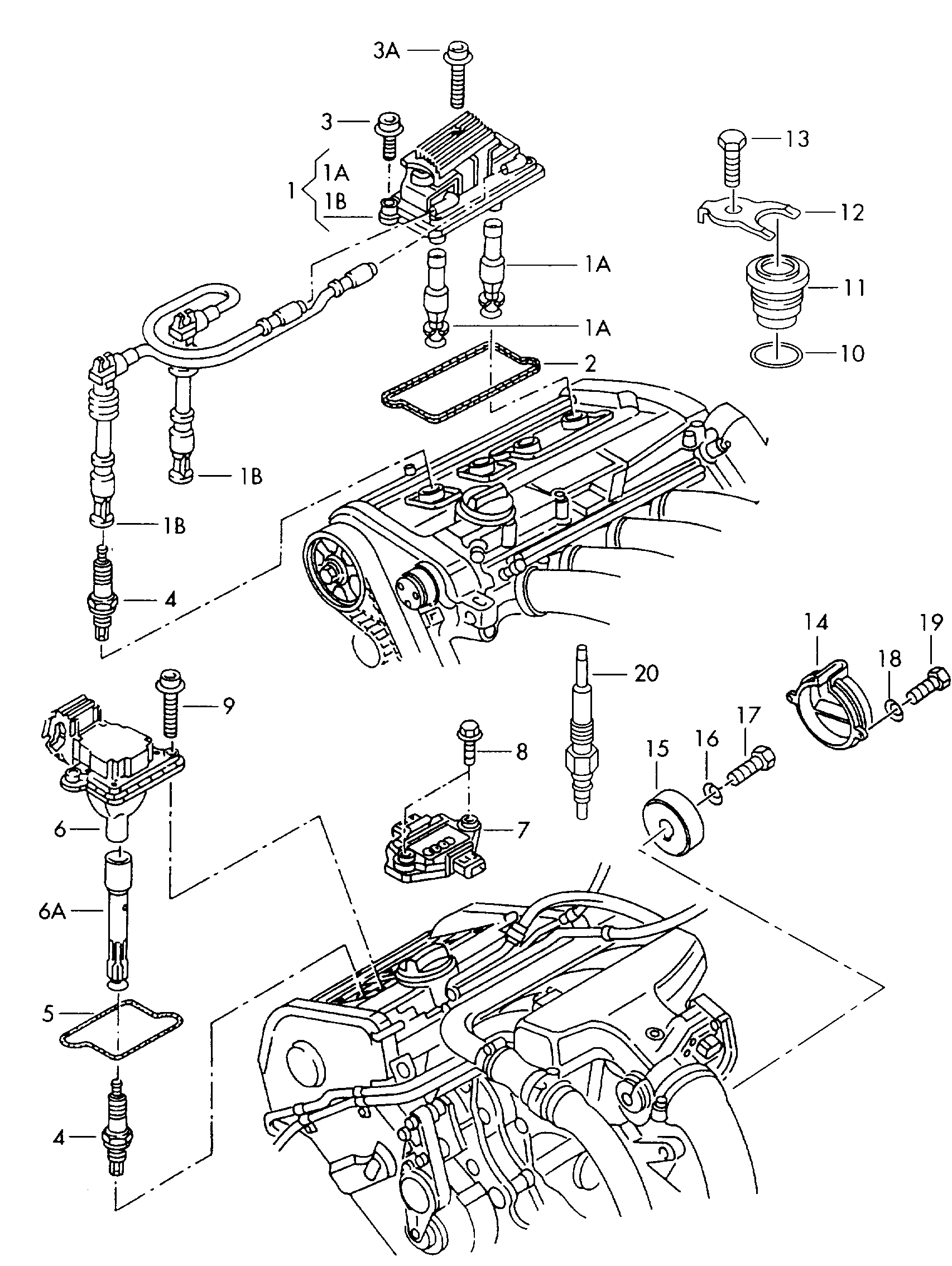 VAG 101 000 051 AA - Spark Plug parts5.com