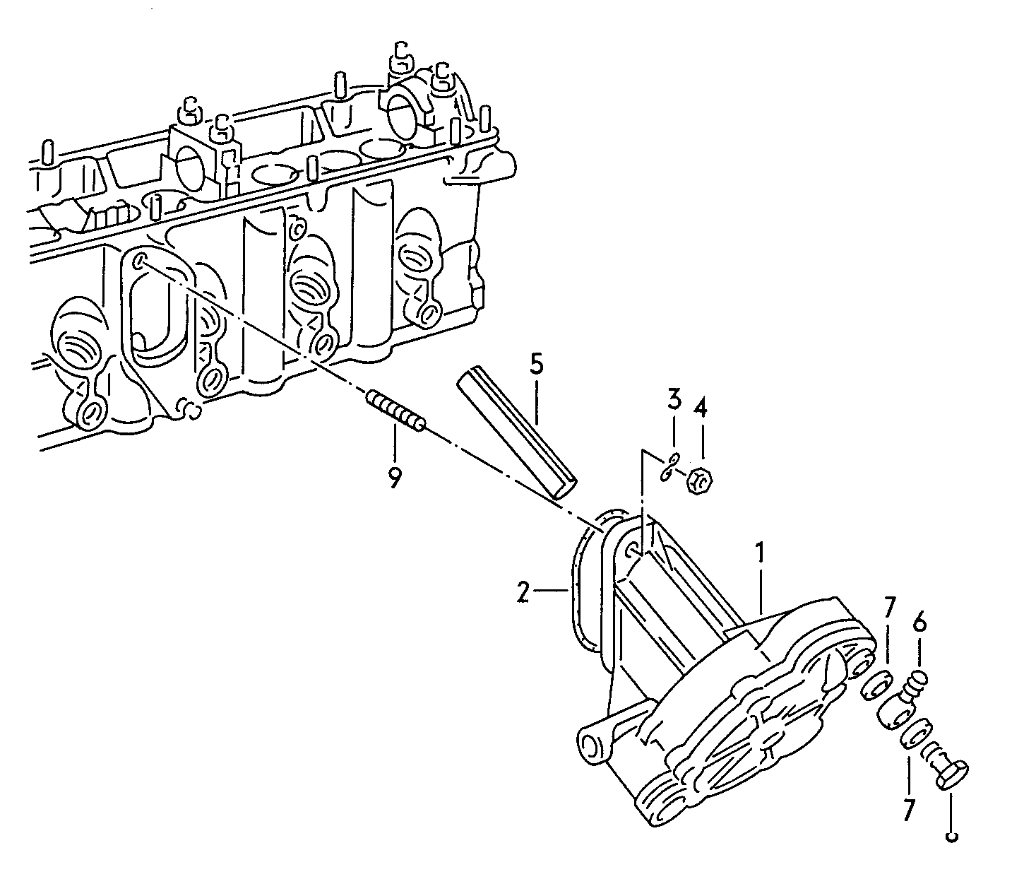 Seat 074145100 - Vacuum Pump, braking system parts5.com