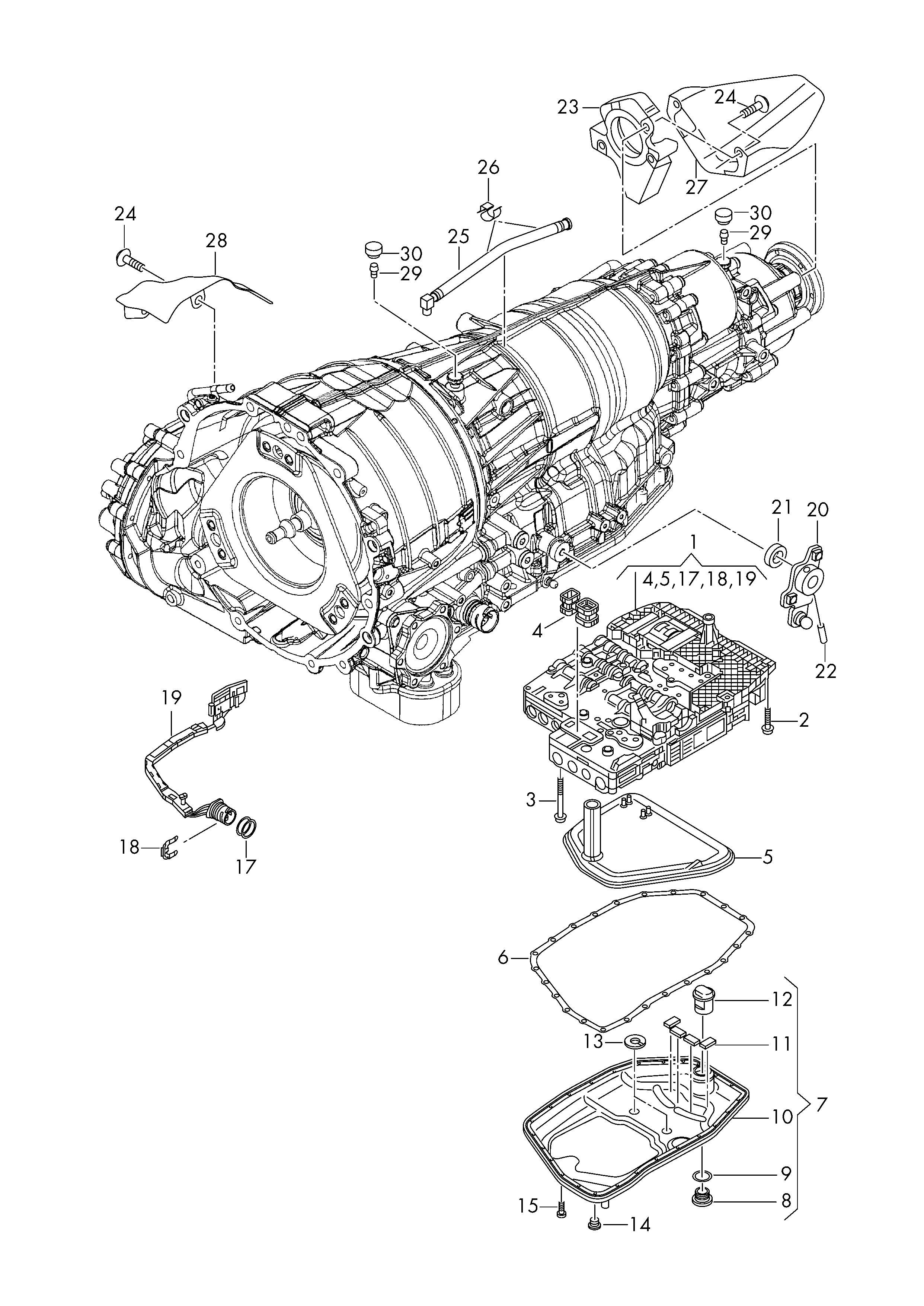 Skoda 09L 321 371 A - Tesnilo, oljna kad avt. menjalnika parts5.com