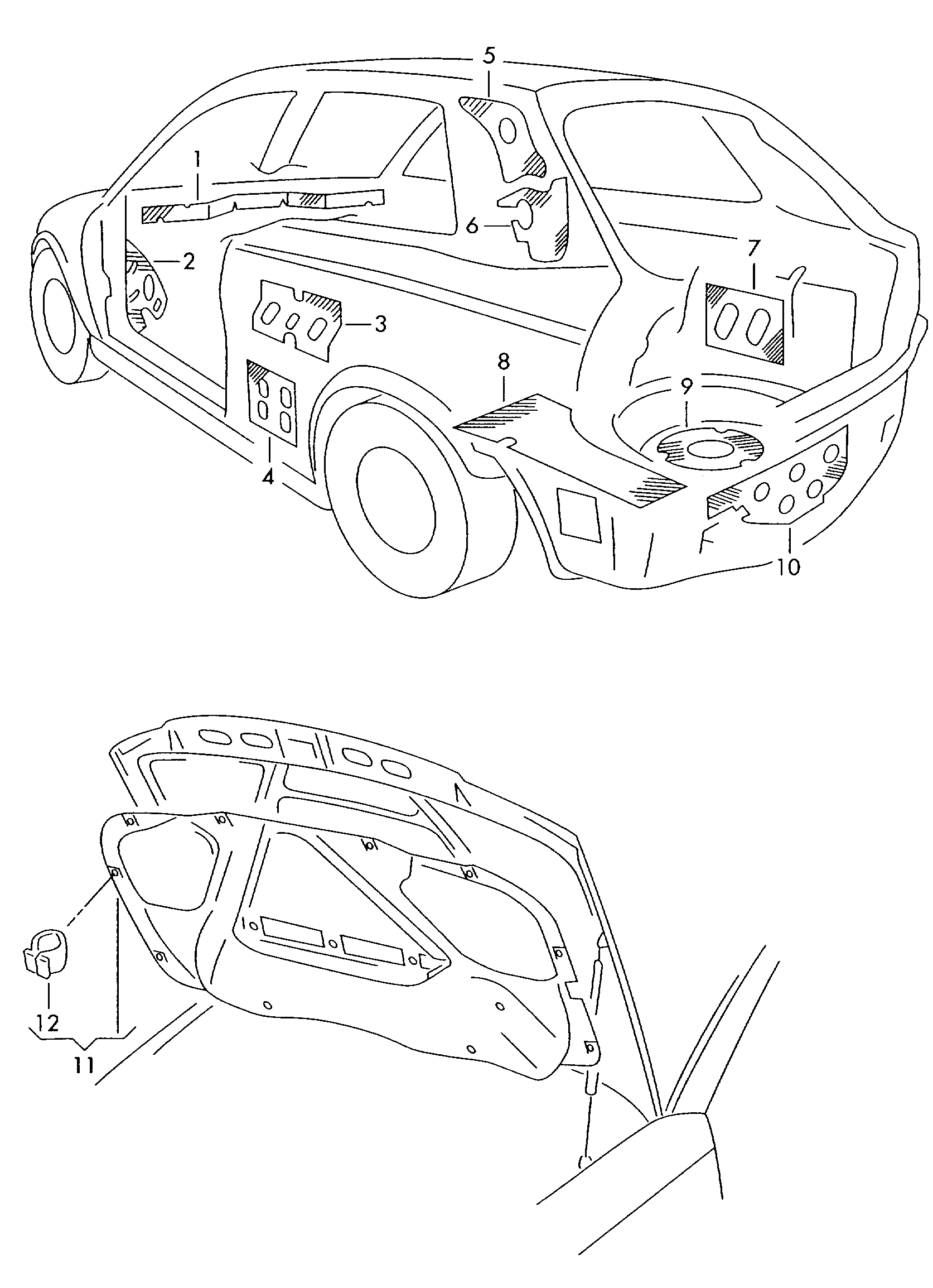 AUDI 8E0 863 727A - Clip parts5.com