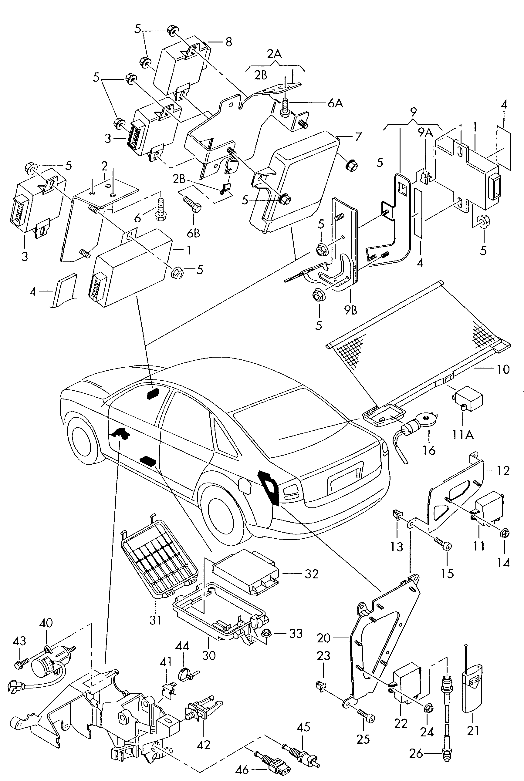 Seat 8D0911807A - Włącznik świateł STOP parts5.com