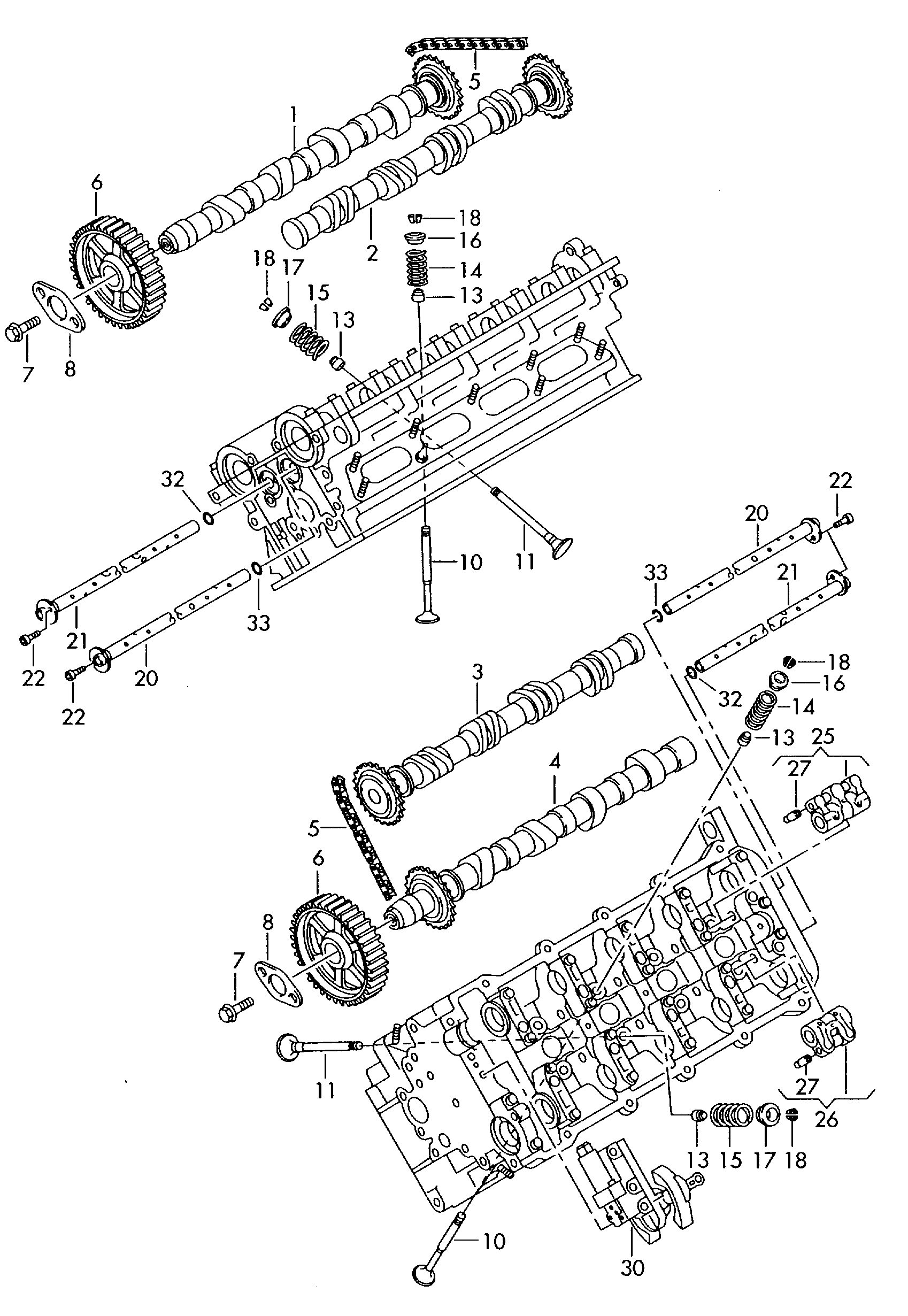 VAG 058 109 229 B - Komplet pogonskog lanca parts5.com