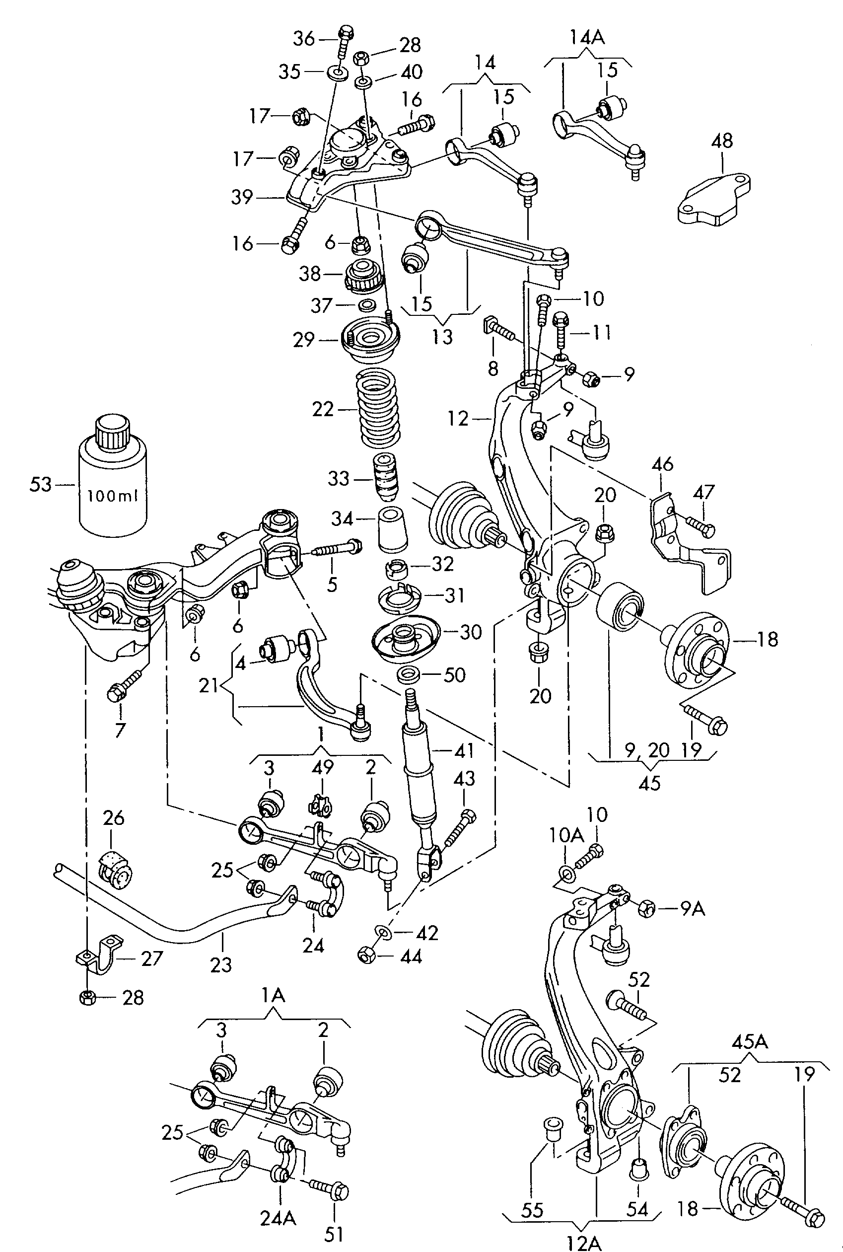 VAG 8E0 407 509 A - Upravljač, ovjes kotača parts5.com