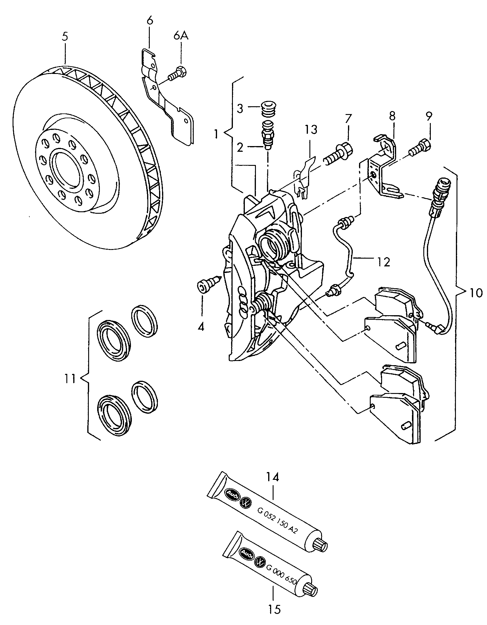 VAG 8E0 615 301 AD - Tarcza hamulcowa parts5.com