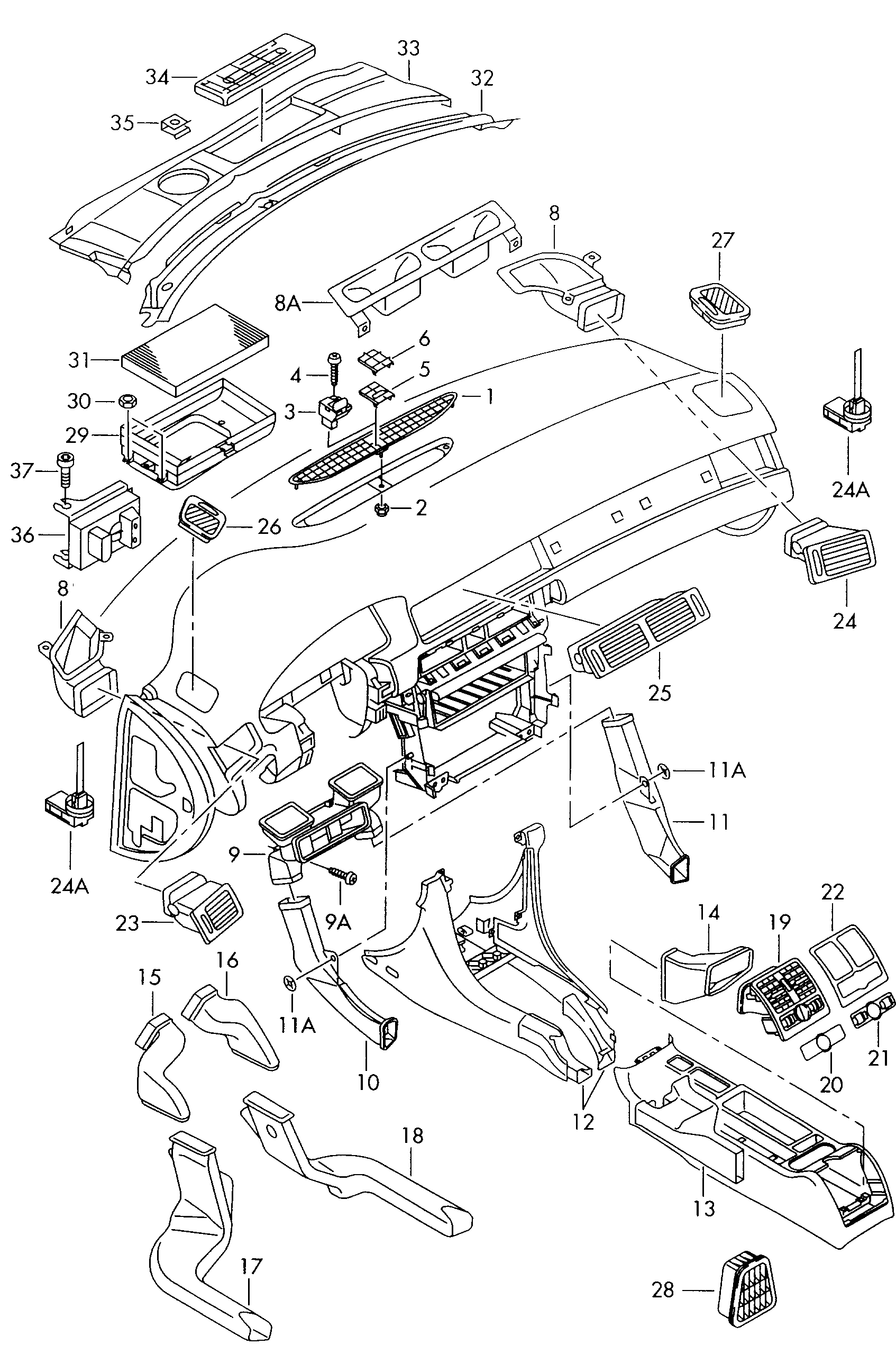 VAG 4B0 819 439 A - Filter, Innenraumluft parts5.com