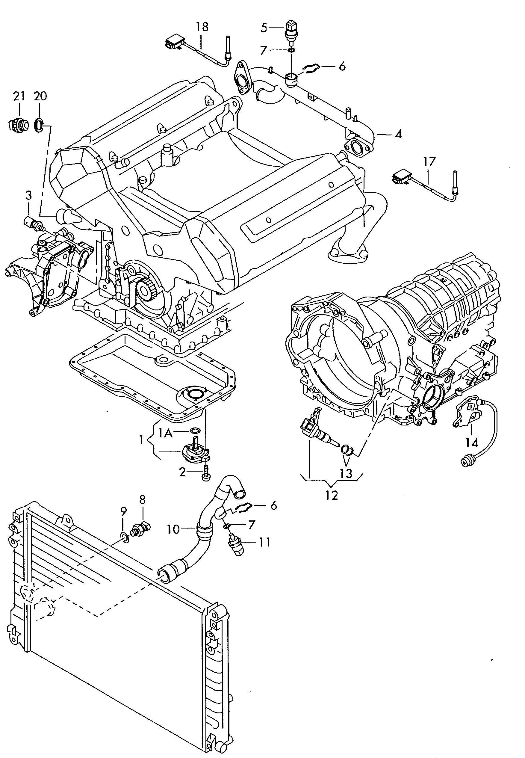 VAG 06A 919 081 D - Sensör, yağ basıncı parts5.com