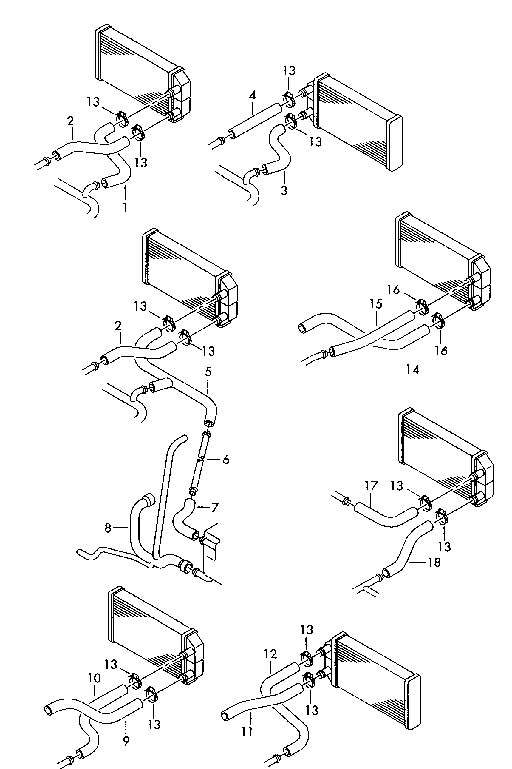 VAG 4B1819031 - Теплообменник, отопление салона parts5.com