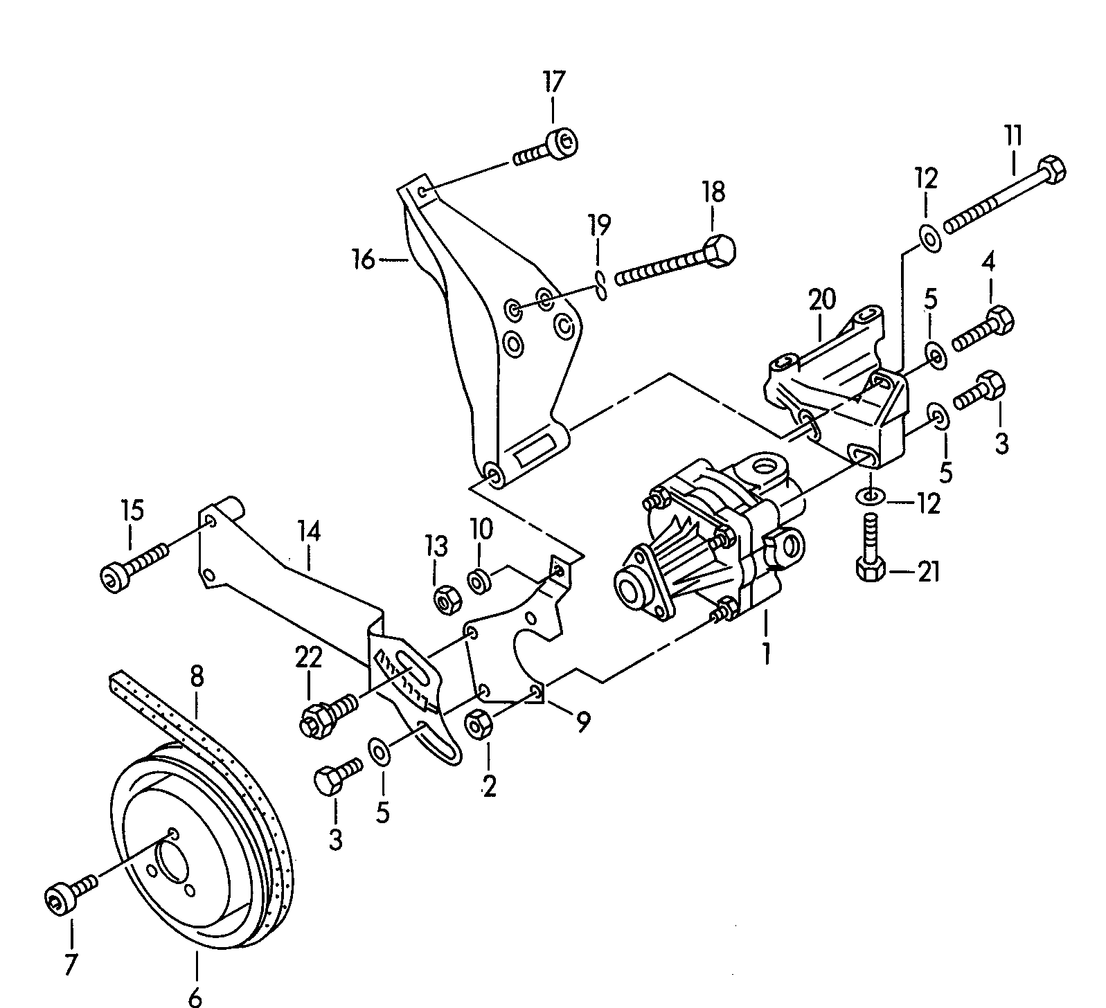 VW 050 121 039 A - Клиновой ремень, поперечные рёбра parts5.com