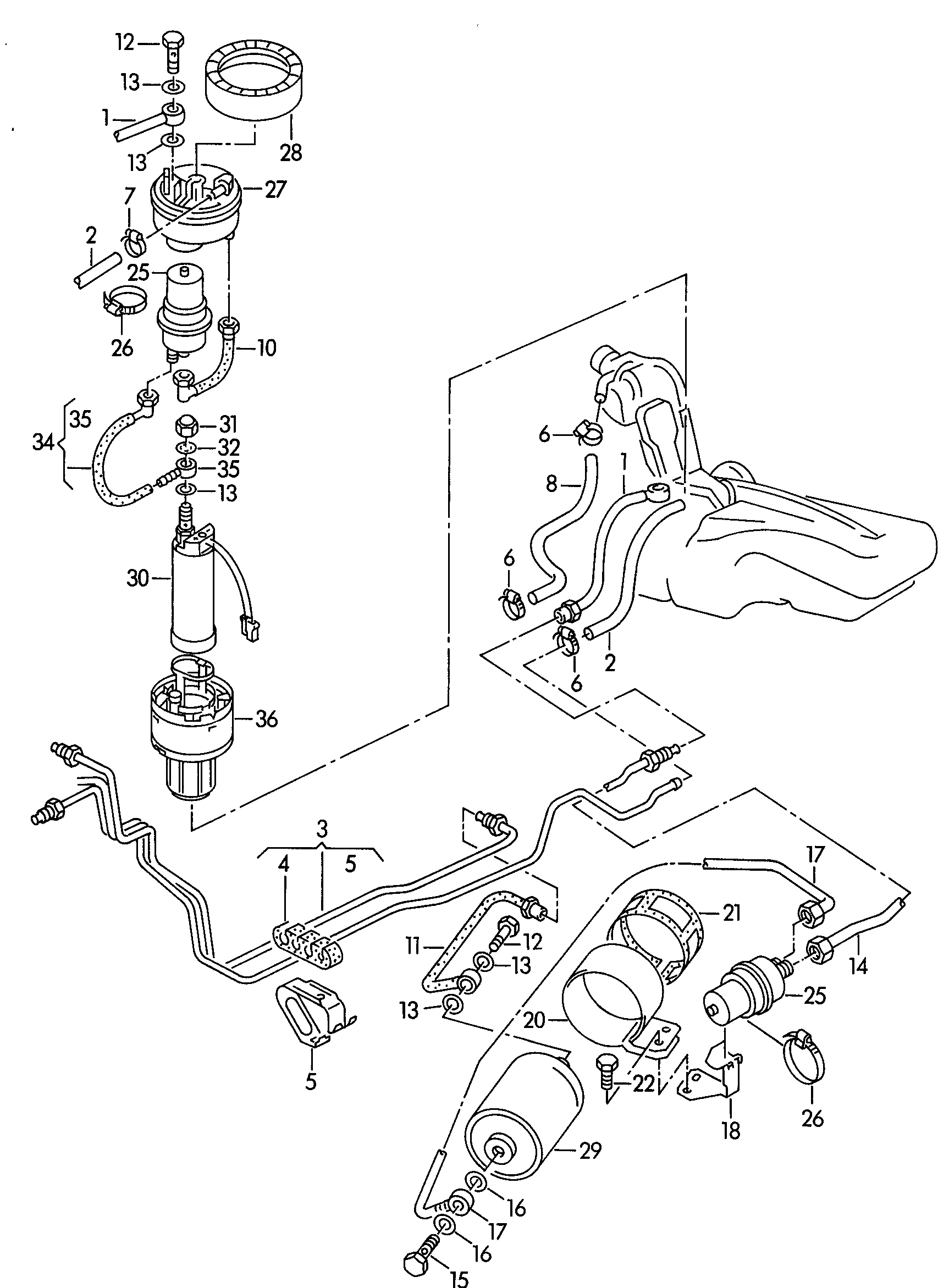 AUDI 8A0 133 511 - Kütusefilter parts5.com