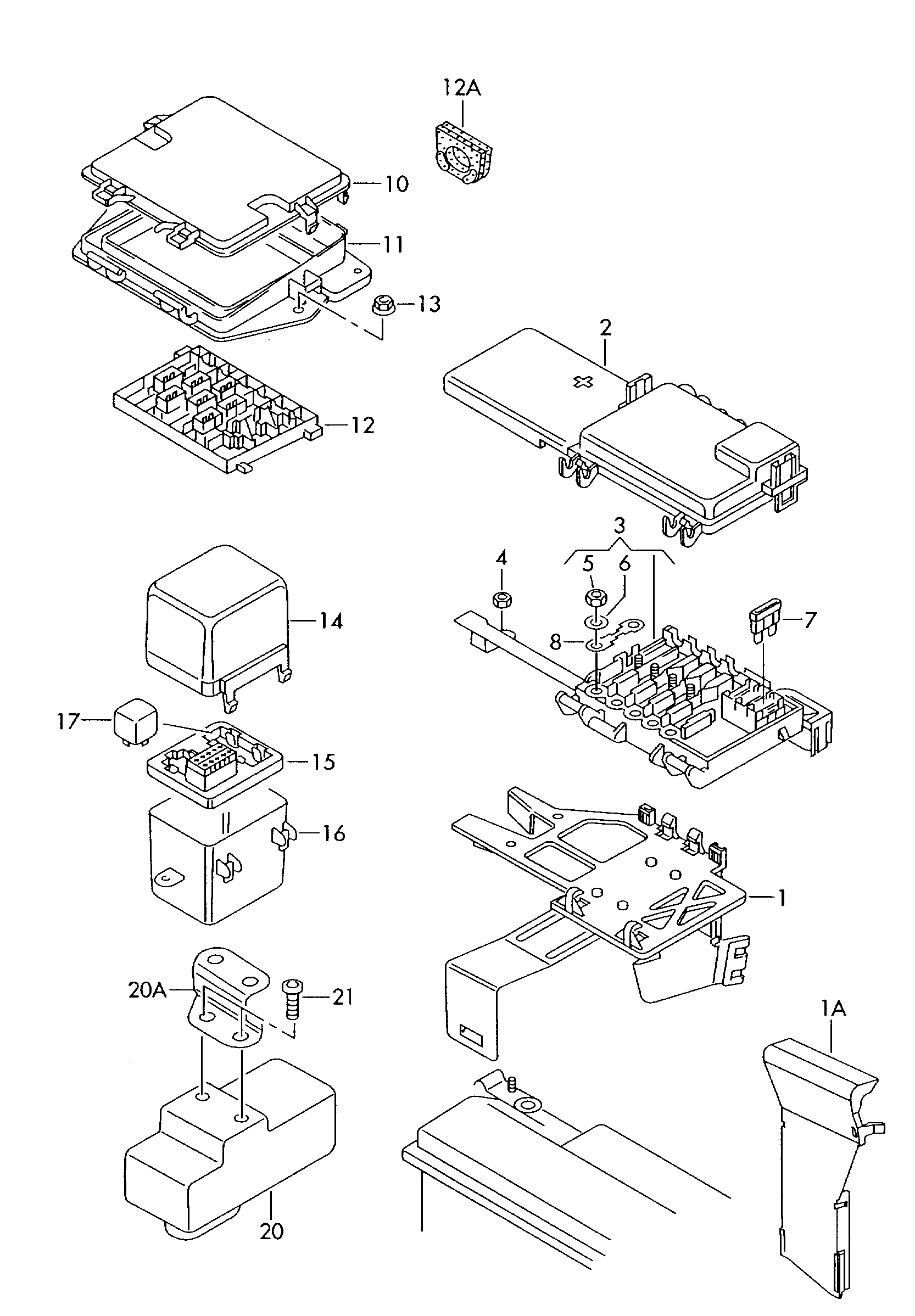 VAG 141 951 253 B - Przekaźnik wielofunkcyjny parts5.com