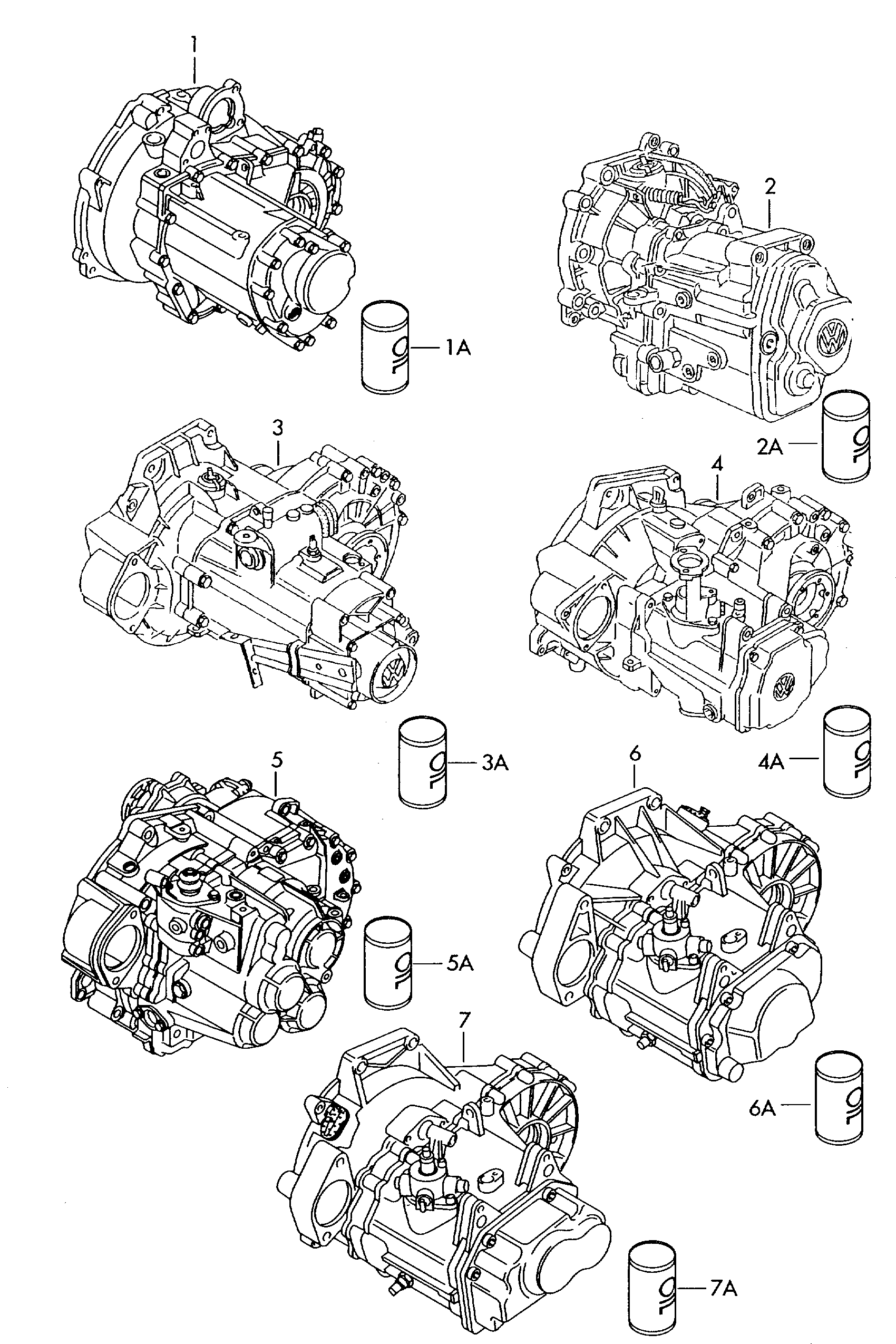 VW G 052 171 A2 - Olej, podwójna przekładnia dwusprzęgłowa (DSG) parts5.com