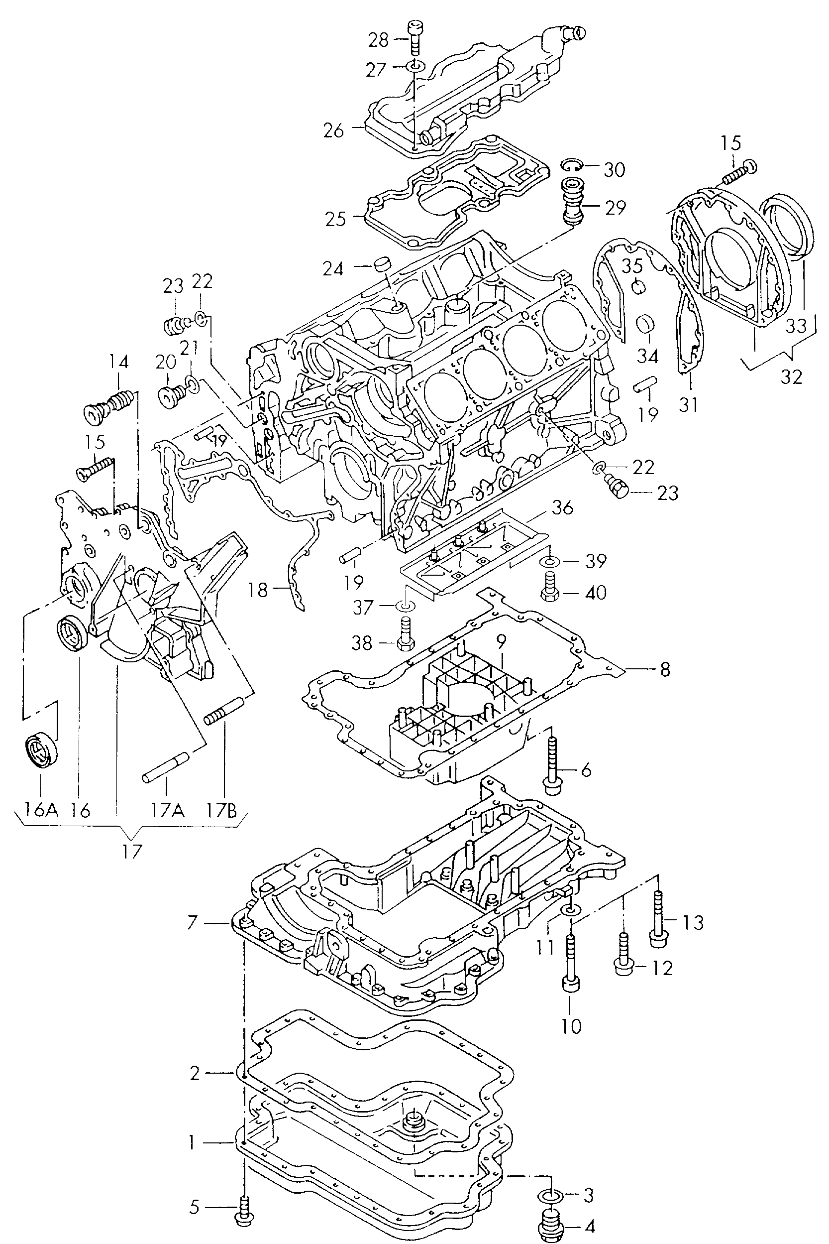 VAG 077103171J - Tesniaci krúżok kľukového hriadeľa parts5.com