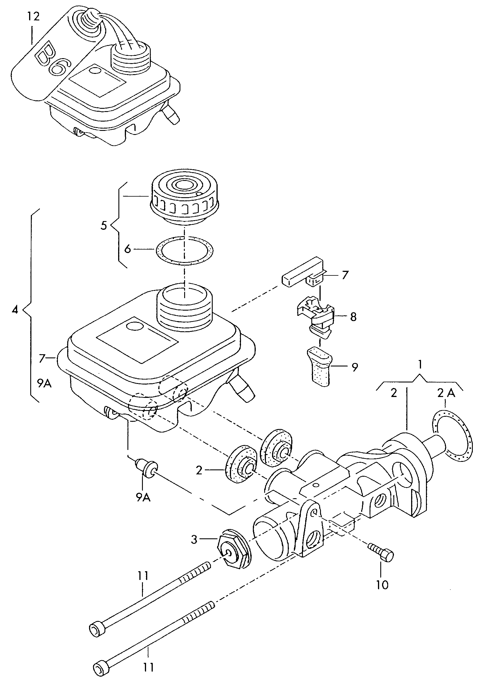 VAG B  000700A1 - Brzdová kvapalina parts5.com