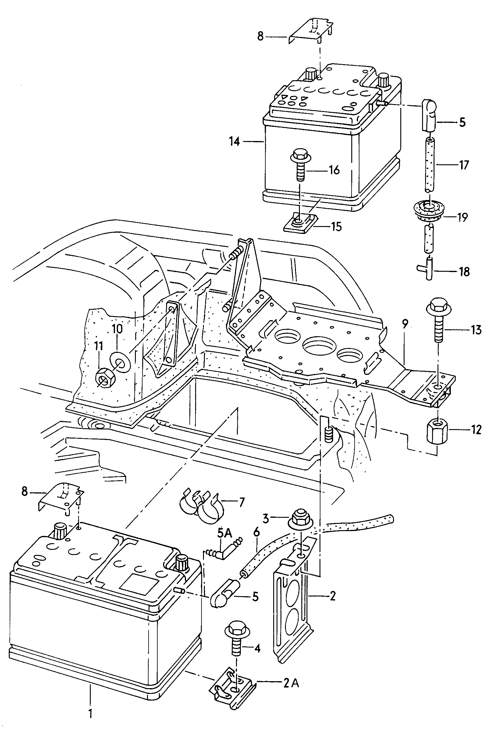 VW 000 915 105 AB - Akumulator parts5.com