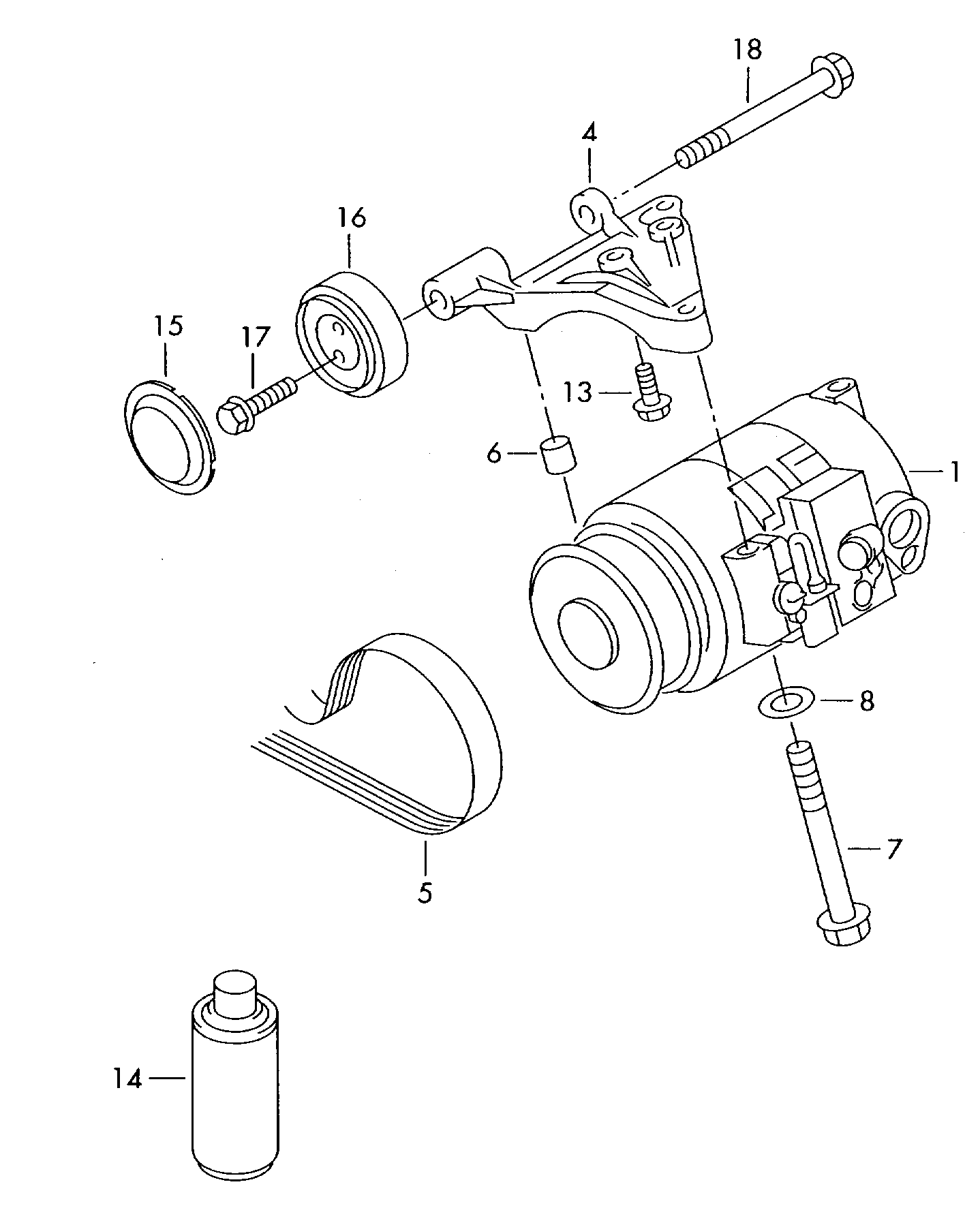 CUPRA 4B0260805J - A/C compressor parts5.com