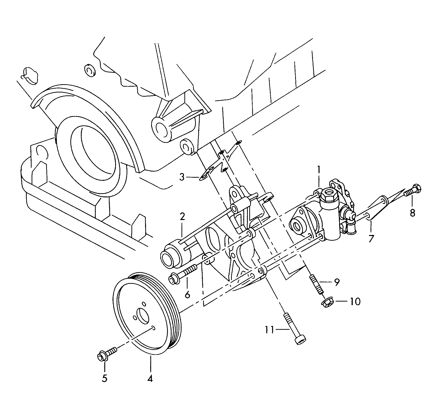 VAG 4B0 145 155 RX - Гидравлический насос, рулевое управление, ГУР parts5.com