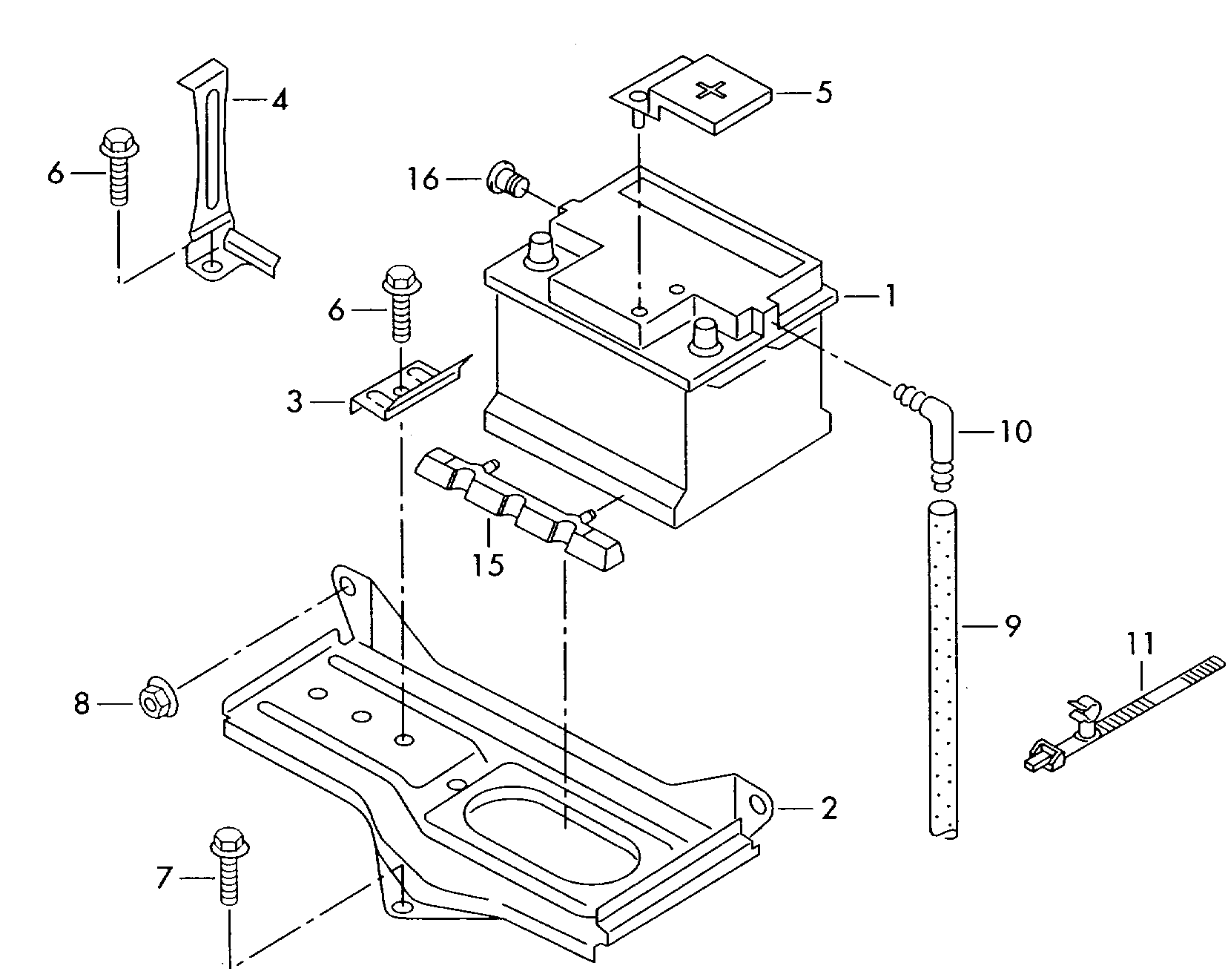 AUDI 000 915 105 AJ - Starter akumulator parts5.com