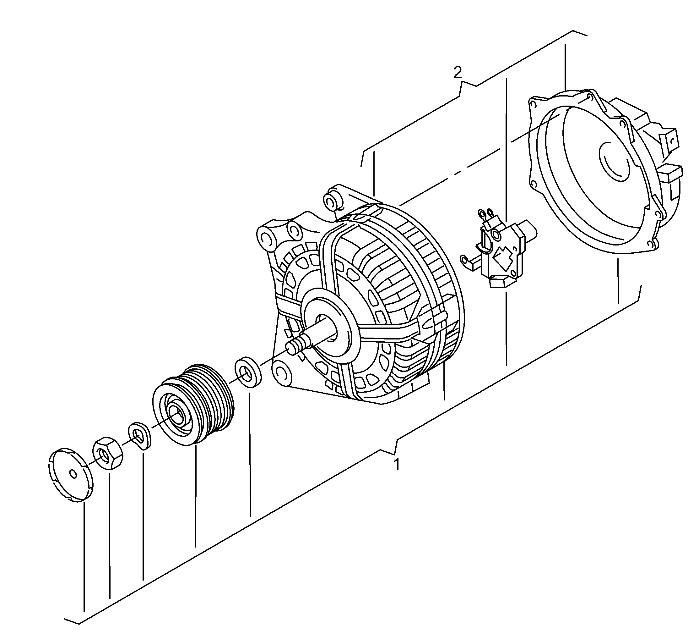 Seat 06J 903 023 G - Τροχαλία ιμάντα , γεννήτρια parts5.com