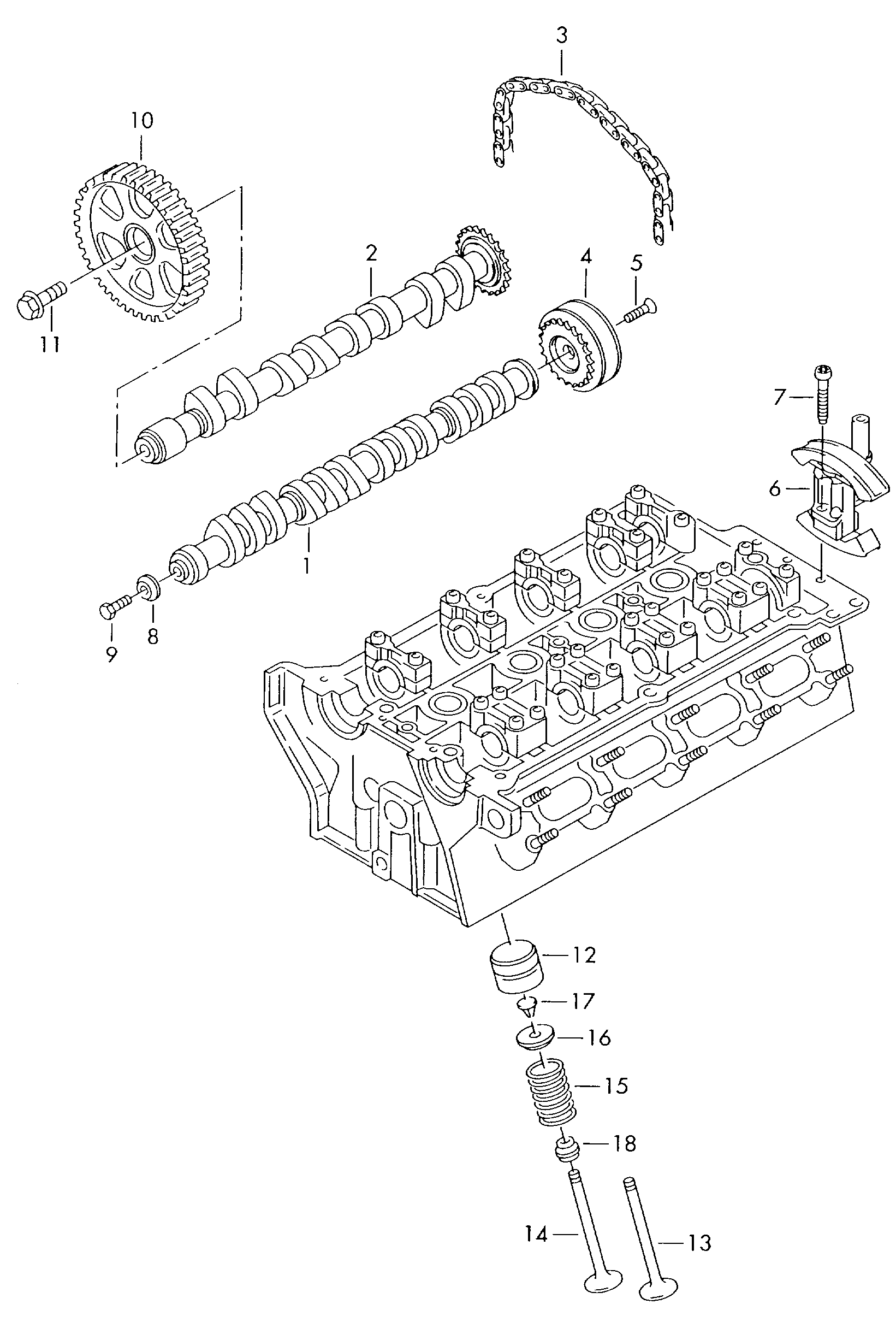 AUDI 06B109217B - Komplet pogonskog lanca parts5.com