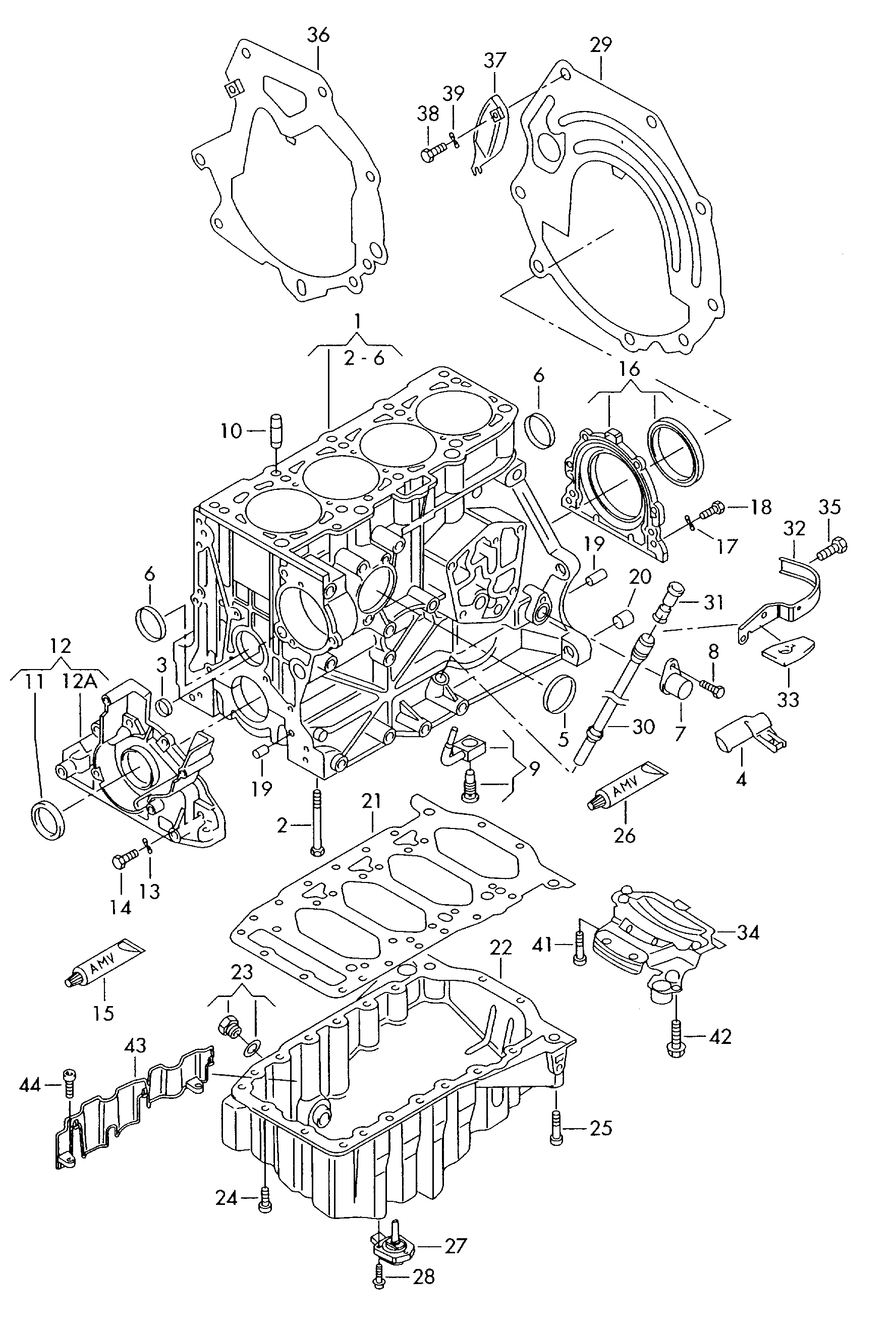 Seat 038 103 085 E - Těsnicí kroužek hřídele, klikový hřídel parts5.com