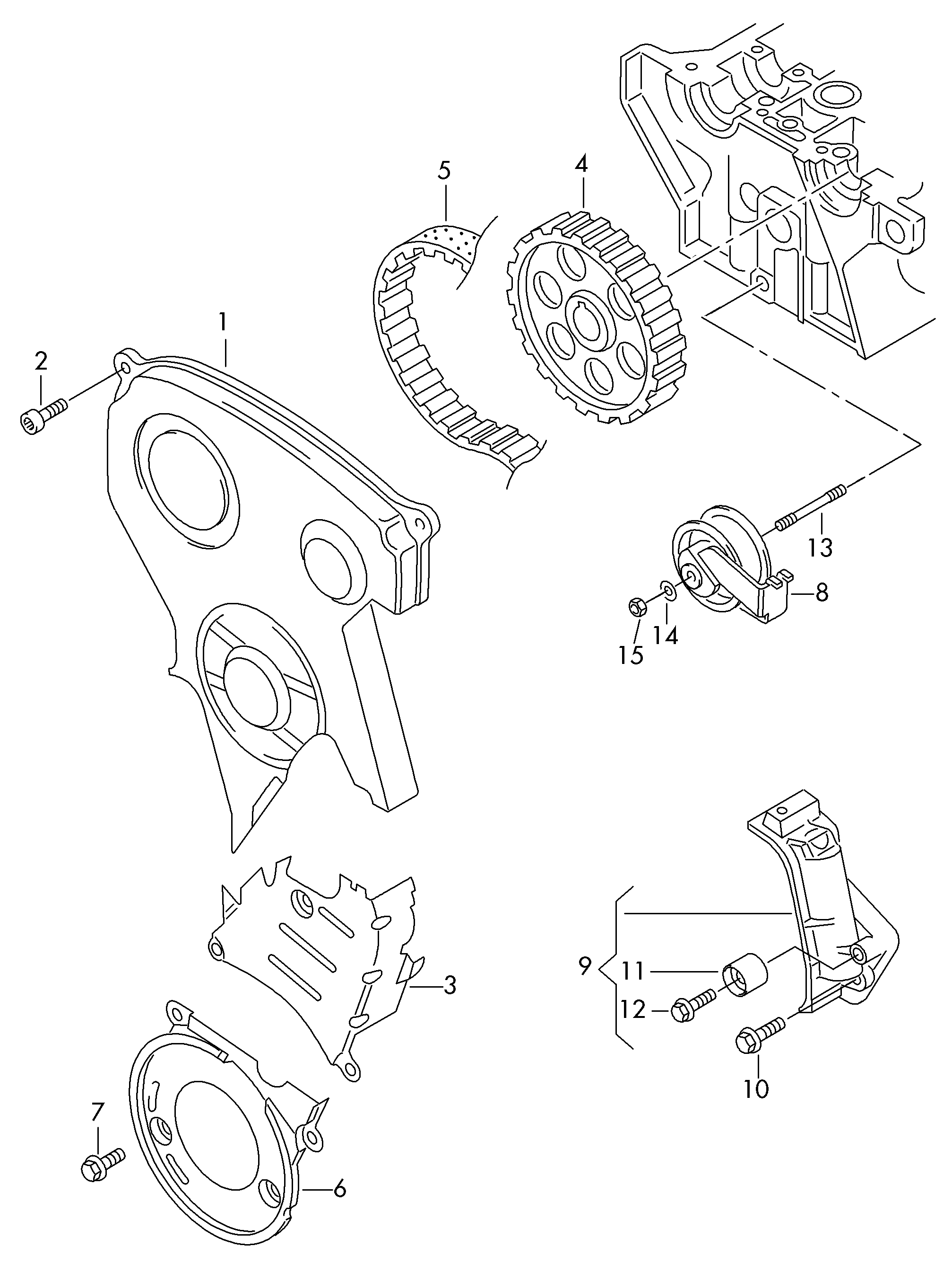 VW 06B 109 119 F - Зубчатый ремень ГРМ parts5.com