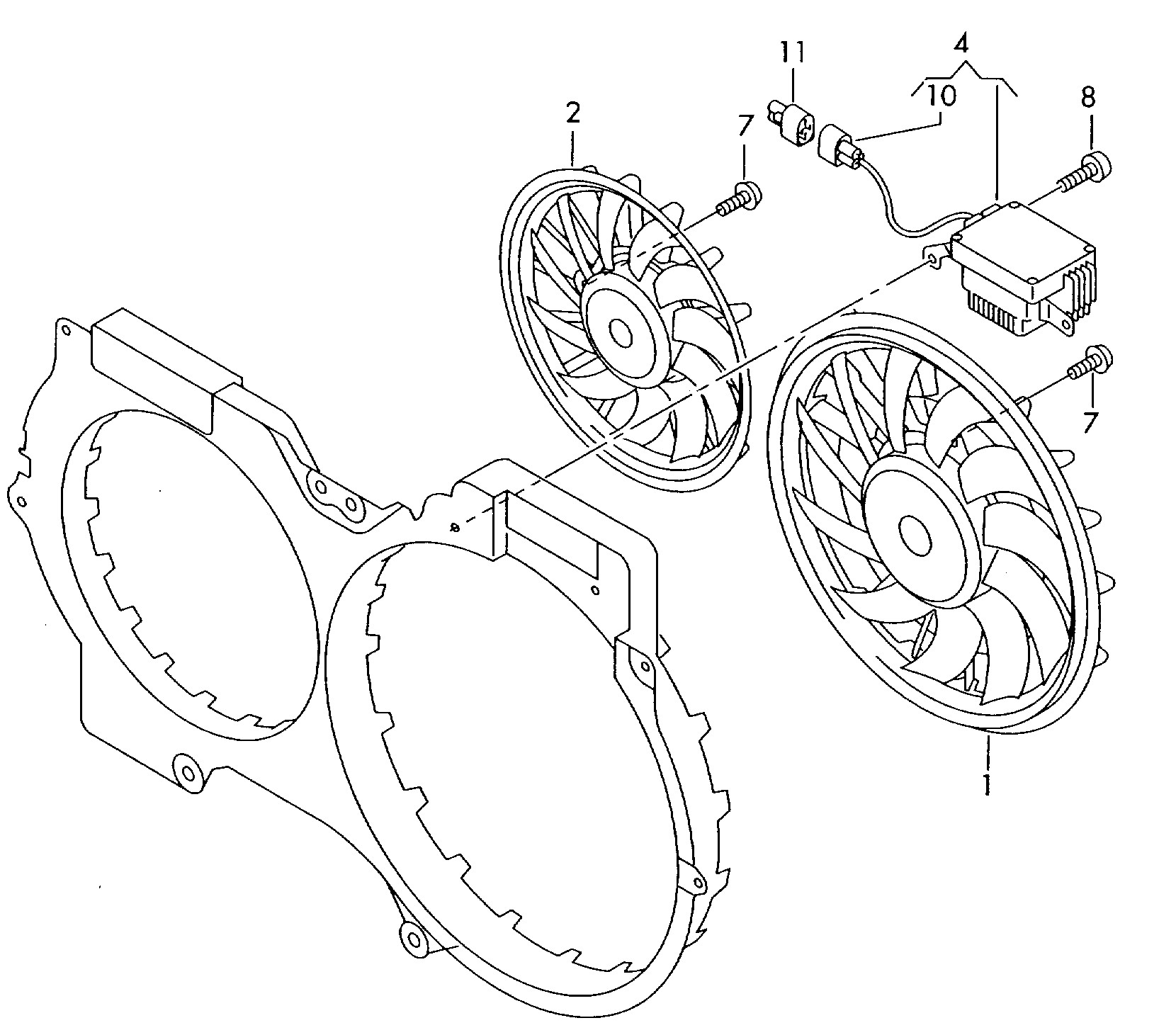 AUDI 8E0 959 455 N - Βεντιλατέρ, ψύξη κινητήρα parts5.com