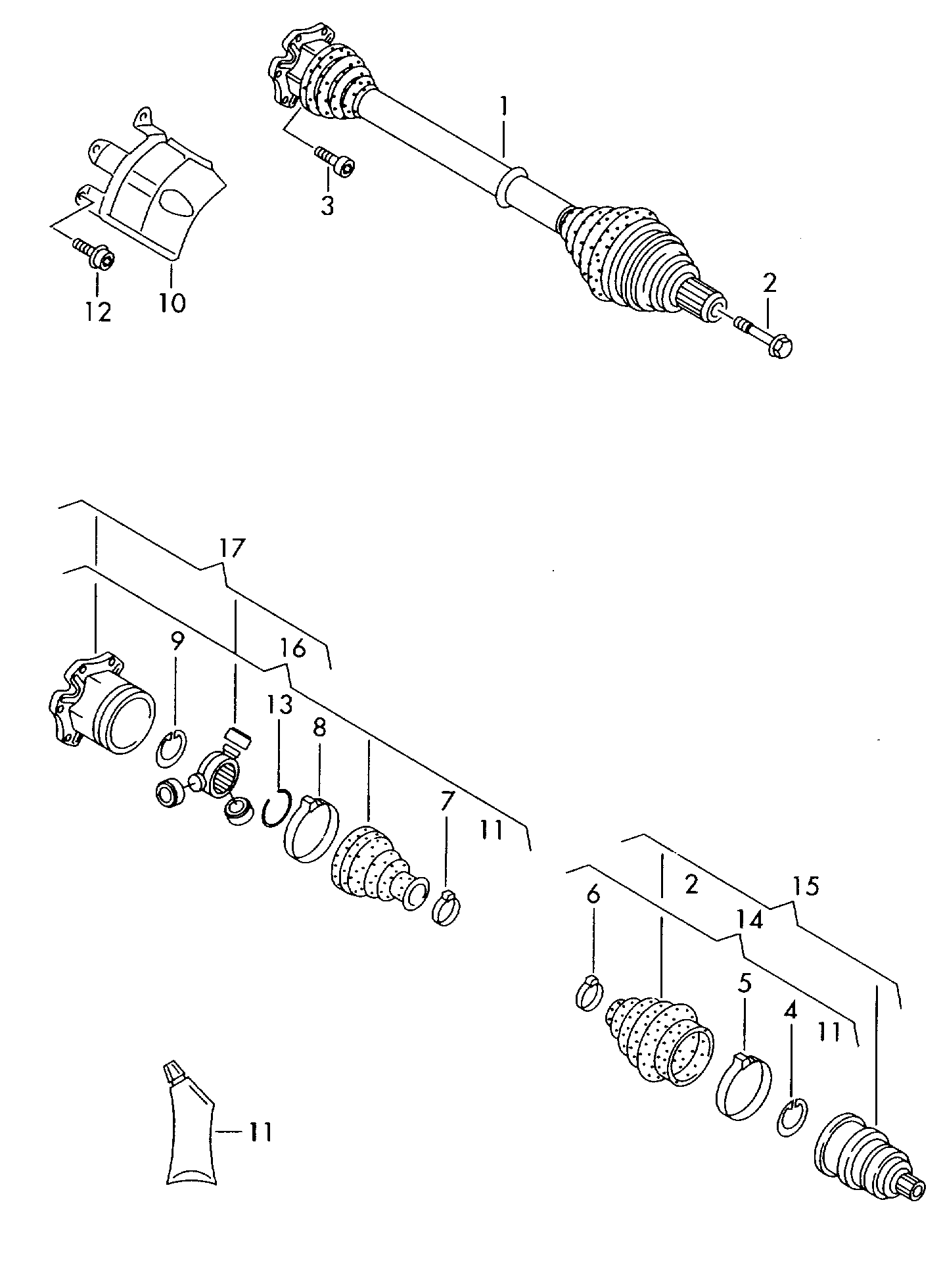 Seat 7E0498203 - Bellow, drive shaft parts5.com