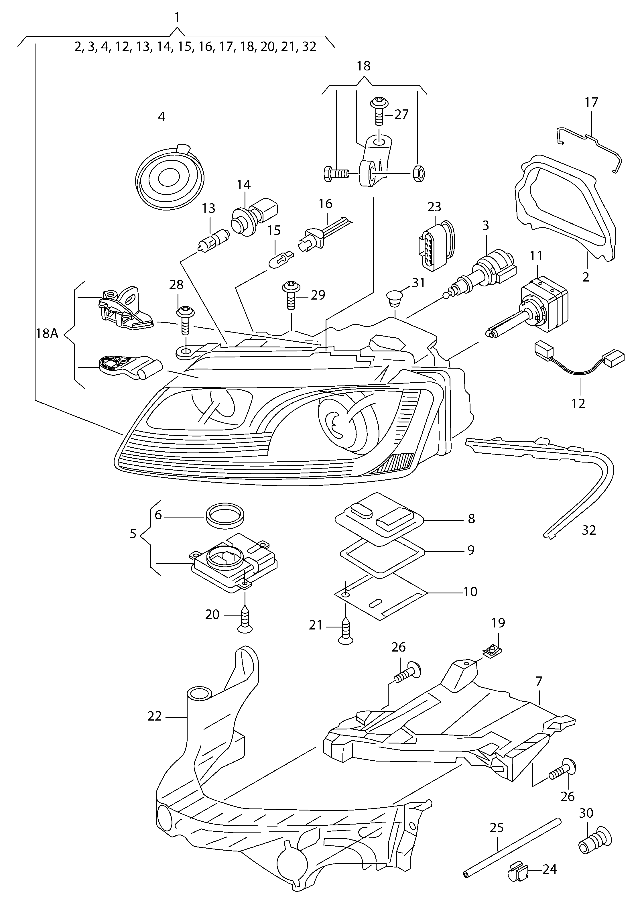 VAG N  10445602 - Bulb, instrument lighting parts5.com