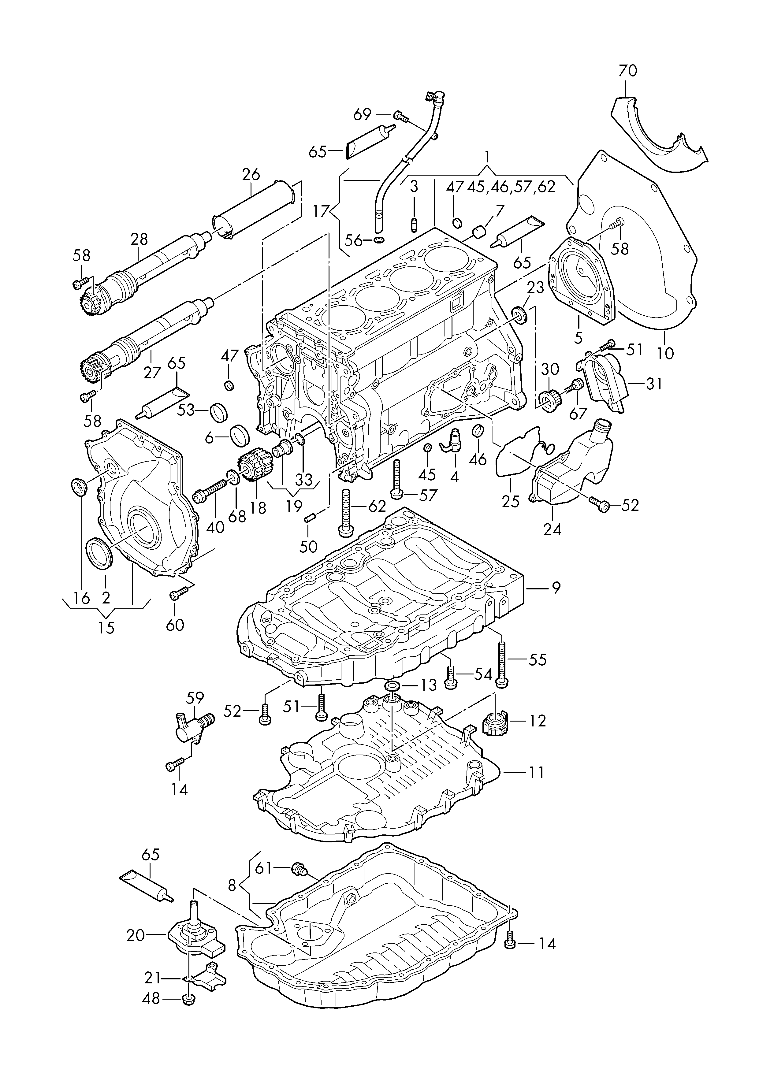 Seat 06H 103 171 F - Уплотняющее кольцо, коленчатый вал parts5.com