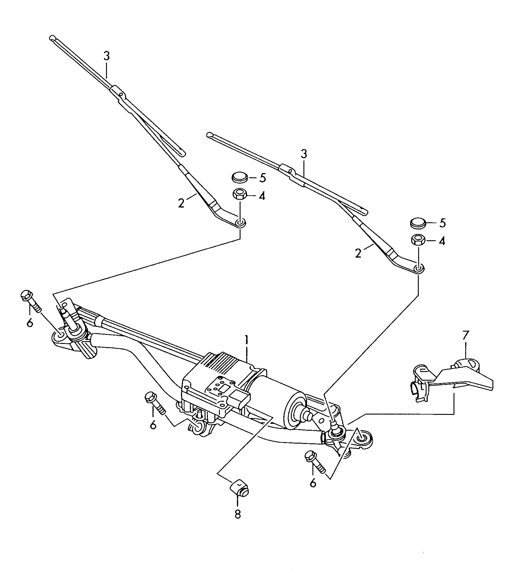 AUDI (FAW) 8K1955425A - Aero wiper blade parts5.com