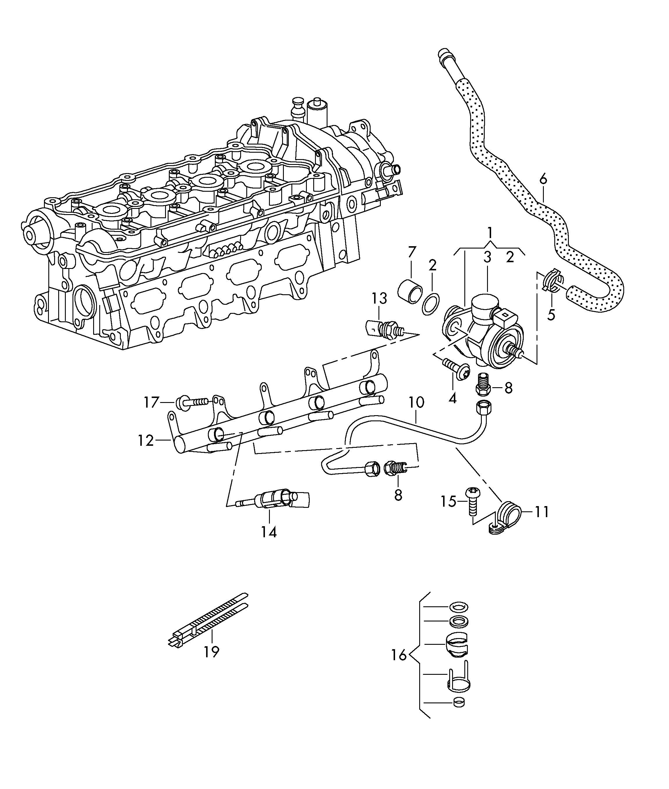 Seat 03C 127 311 - Прокладка, топливный насос parts5.com