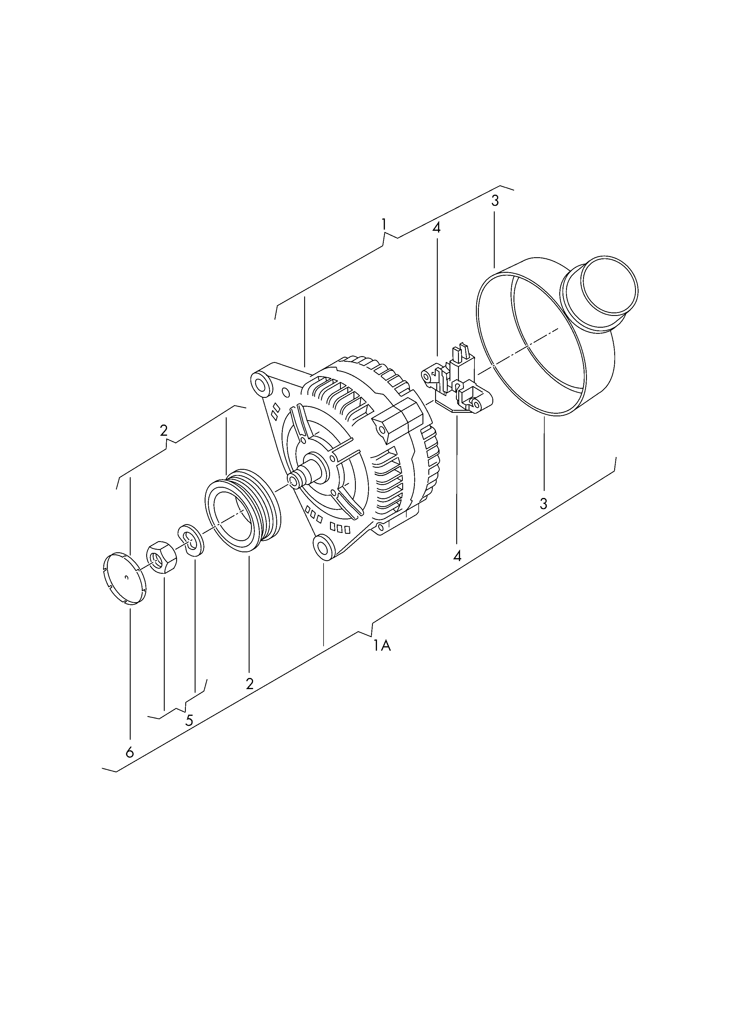 VAG 059 903 015 R - Alternator parts5.com