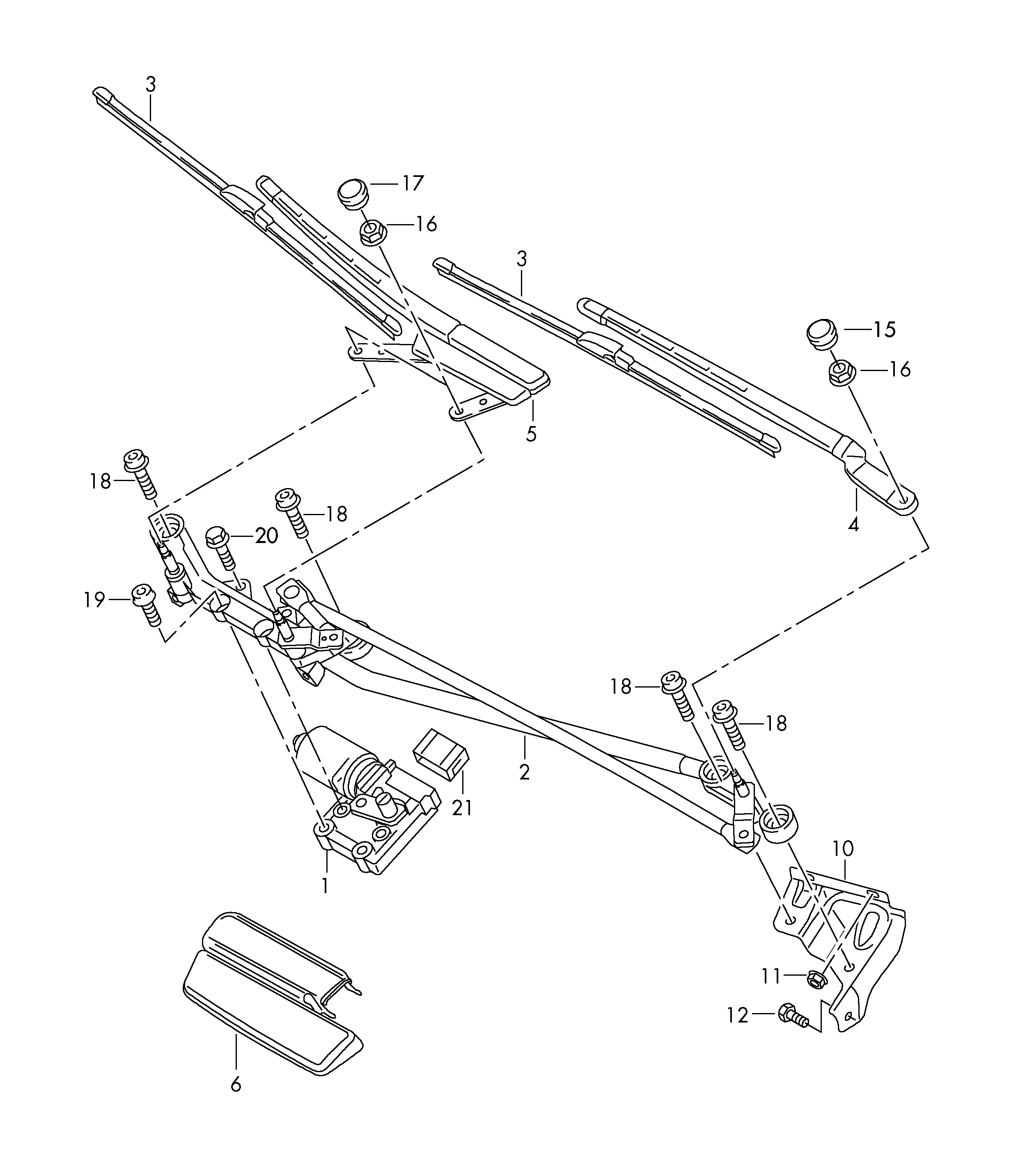 AUDI 4L1 955 425 B - Lamela stergator parts5.com