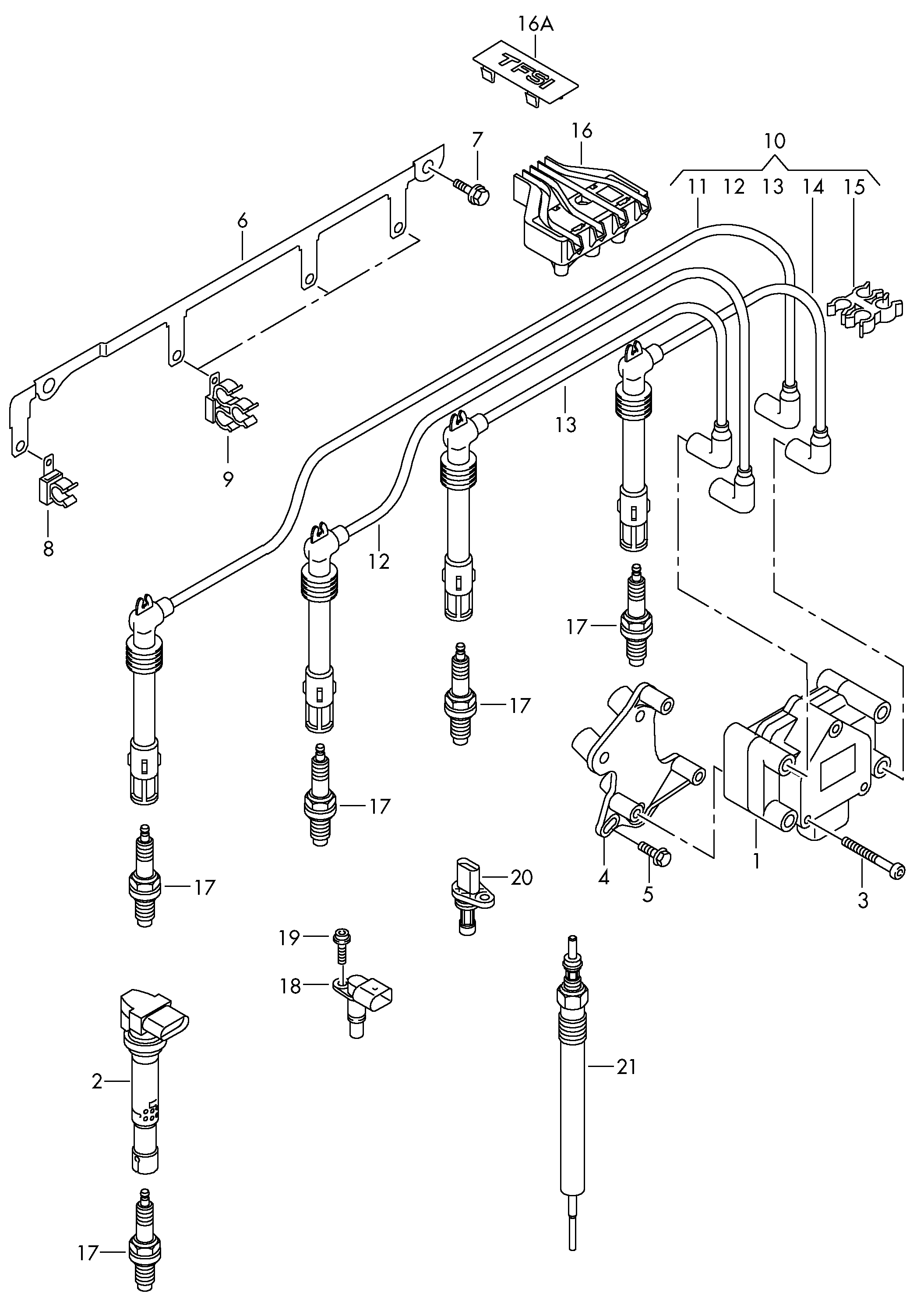 VW 101 905 626 - Spark Plug parts5.com